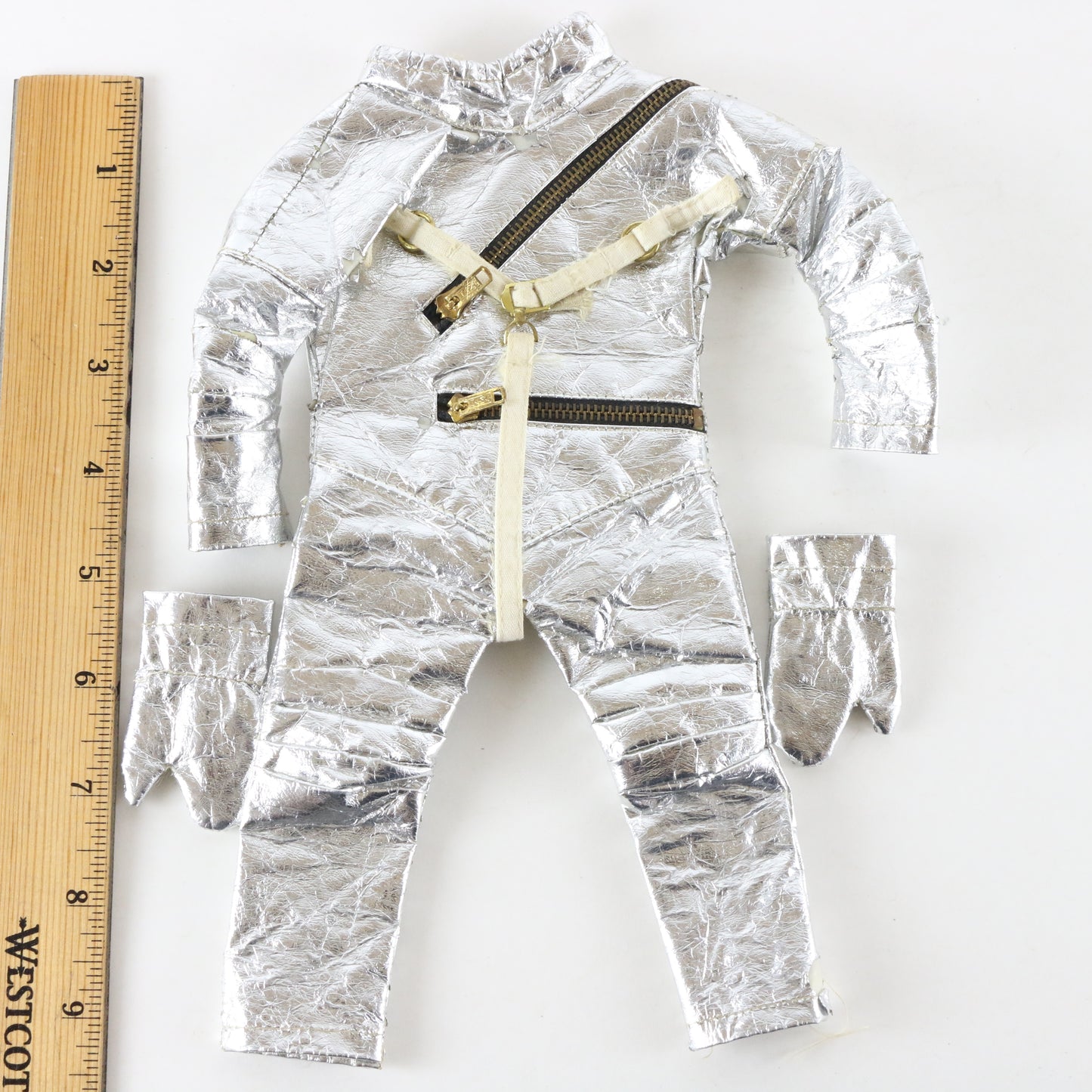 1964 Hasbro Gi Joe Astronaut Space Suit W/ Gloves For 12" Figures