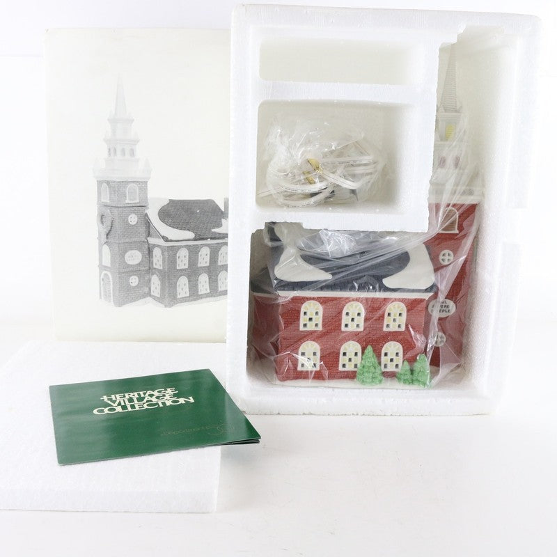 Dept 56 New England Heritage Village Old North Church Christmas 5932-3