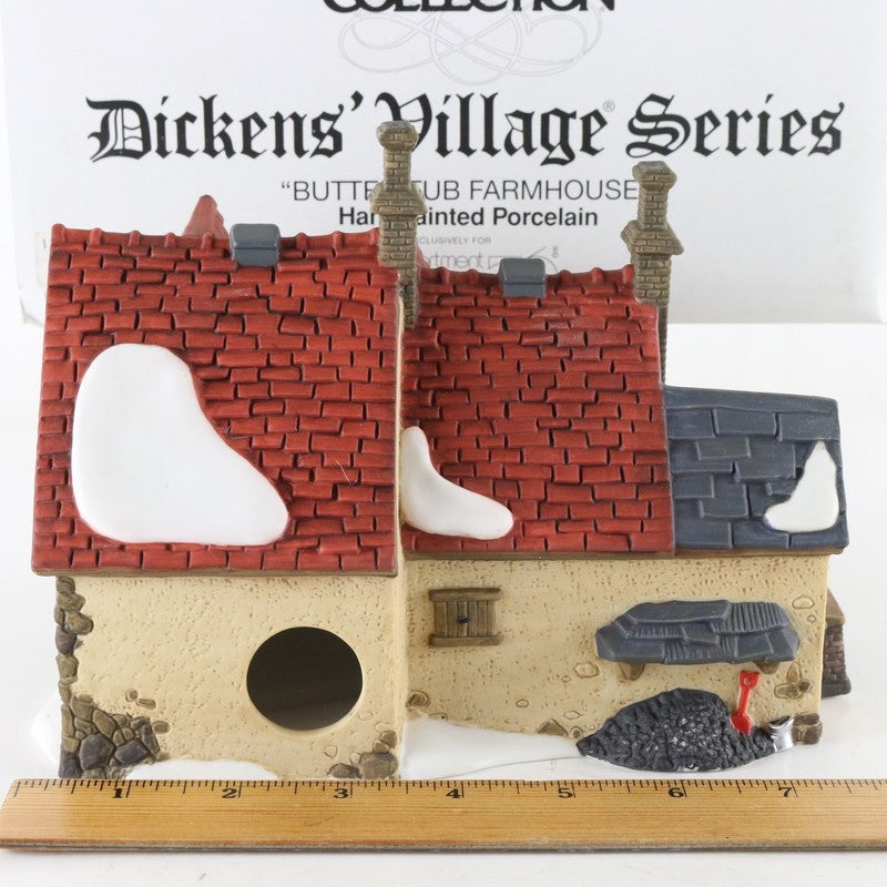 Dept 56 Dickens Heritage Village Butter Tub Farmhouse Christmas 58337