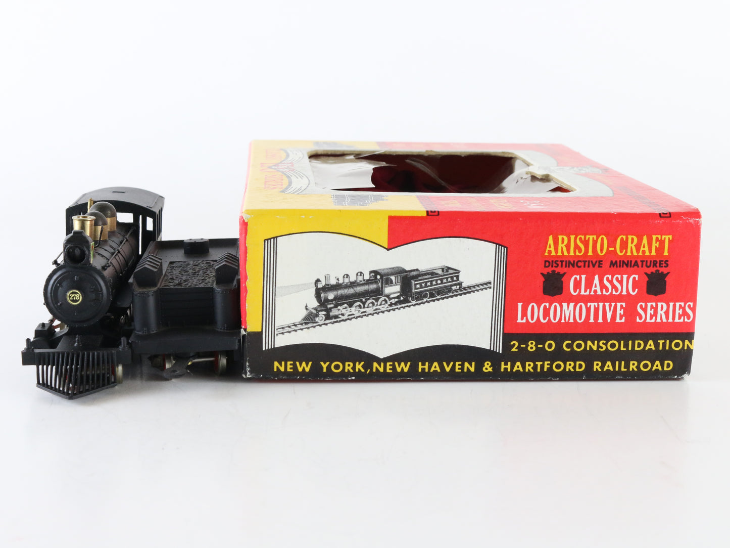 Aristo Craft HO NYNH&HRR 278 2-8-0 Steam Locomotive