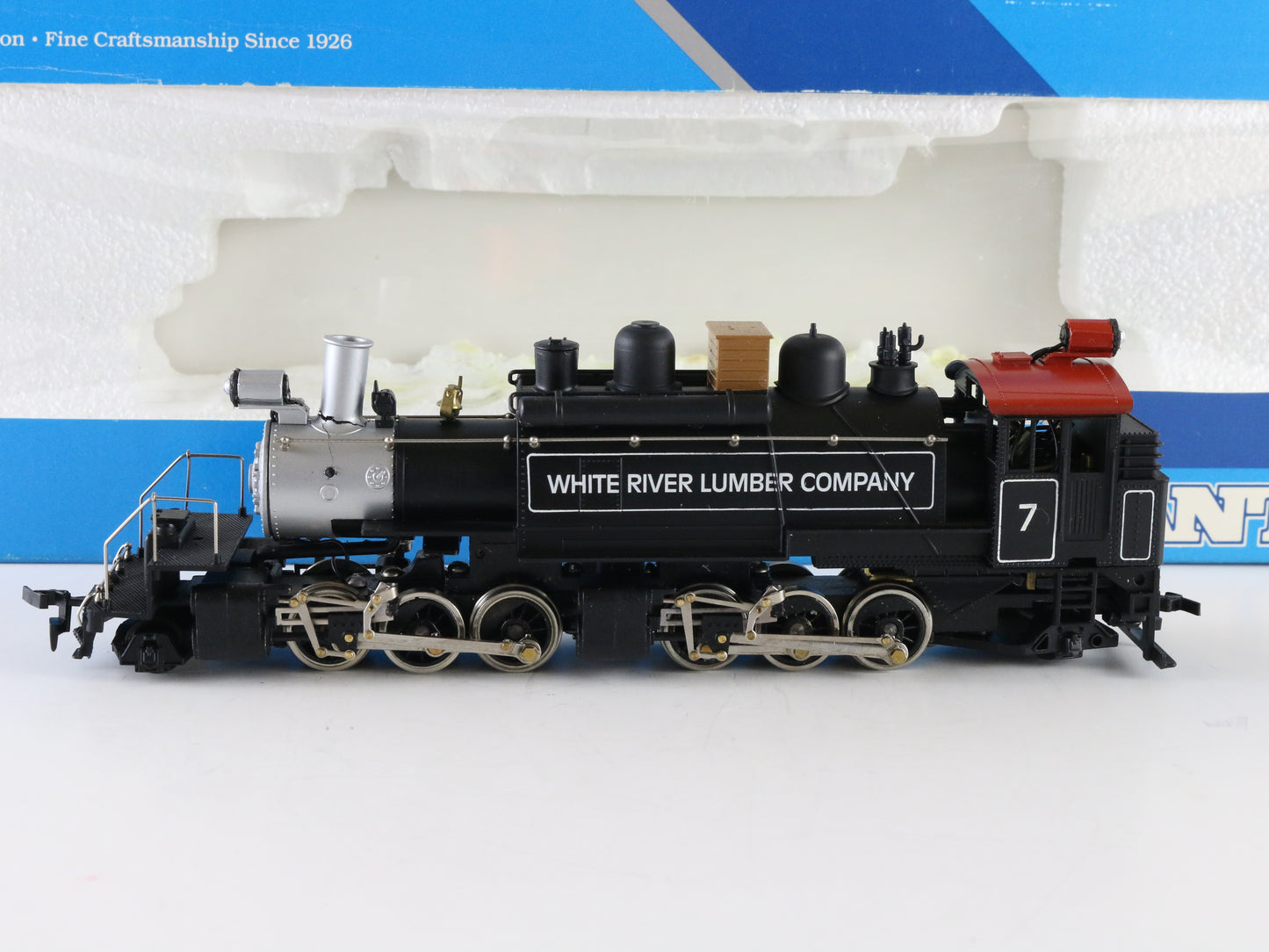 Mantua HO White River Lumber 7 Tank Mallet 2-6-6-2 Steam Locomotive