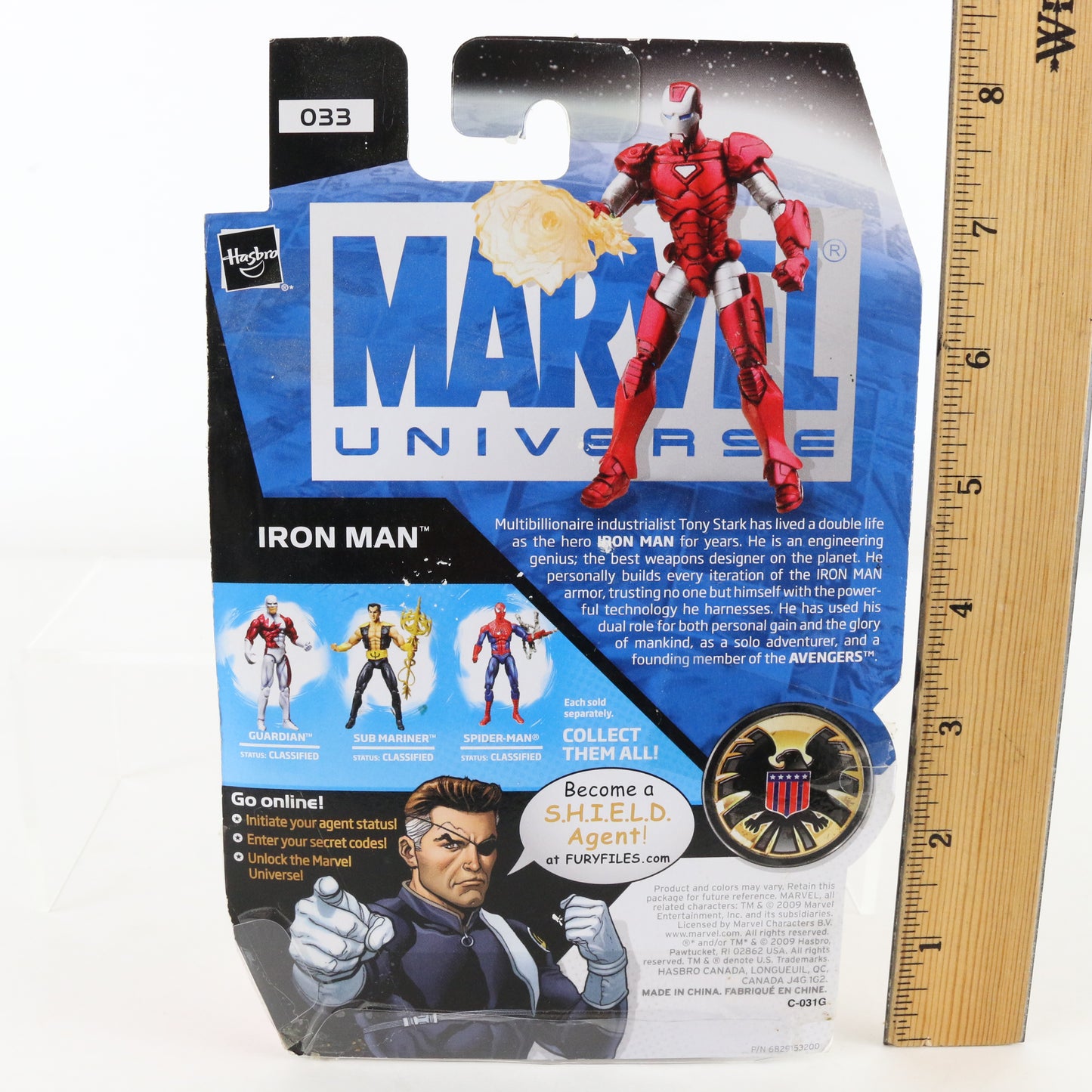 Marvel Universe 033 Iron Man 3.75" Action Figure Hasbro
