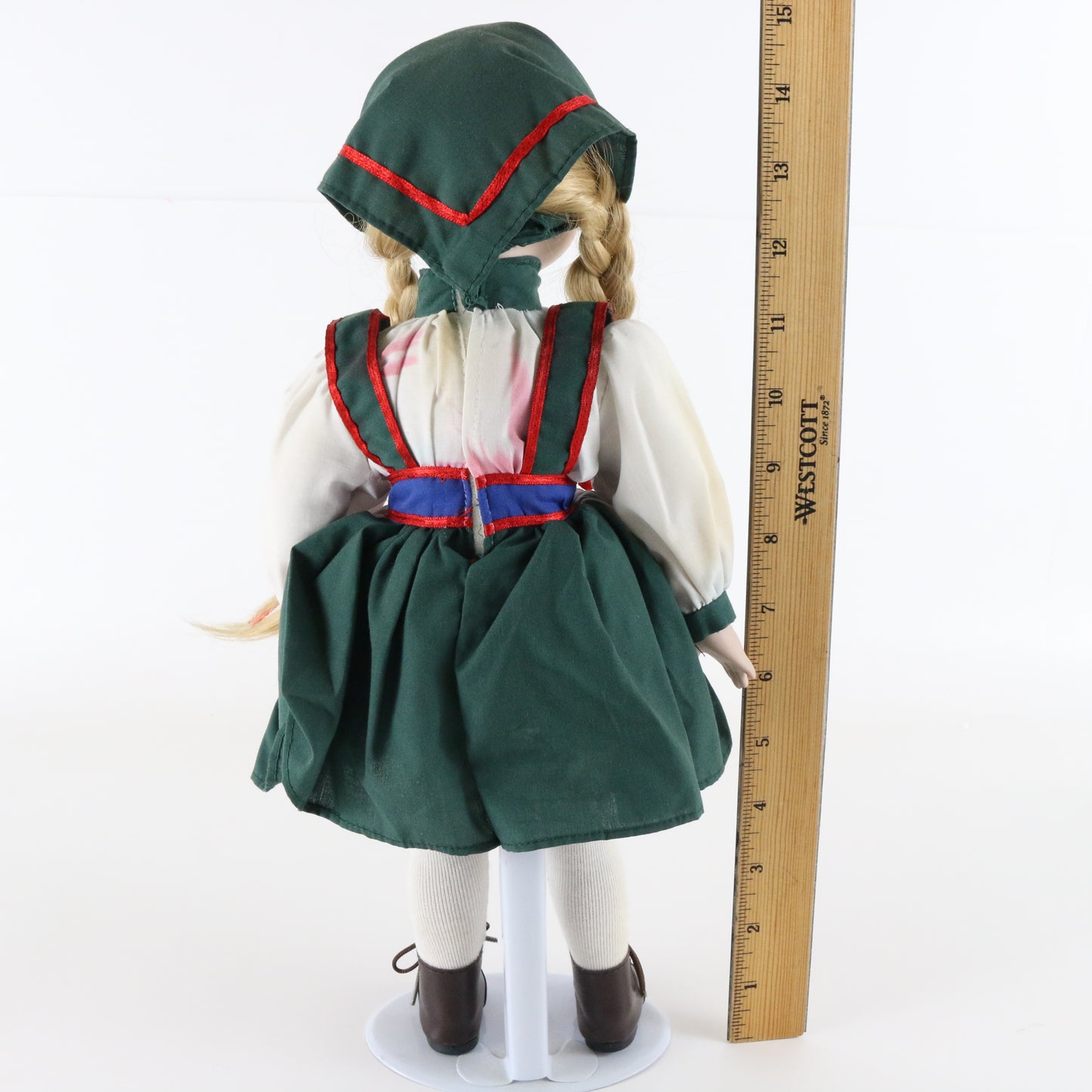 Vintage Gretel House Of Lloyd Large 14.5" Girl Porcelain Doll W/ Dress