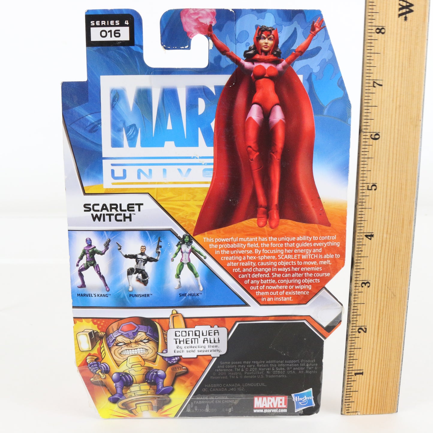 Marvel Universe Series 4 016 Scarlet Witch 3.75" Action Figure Hasbro