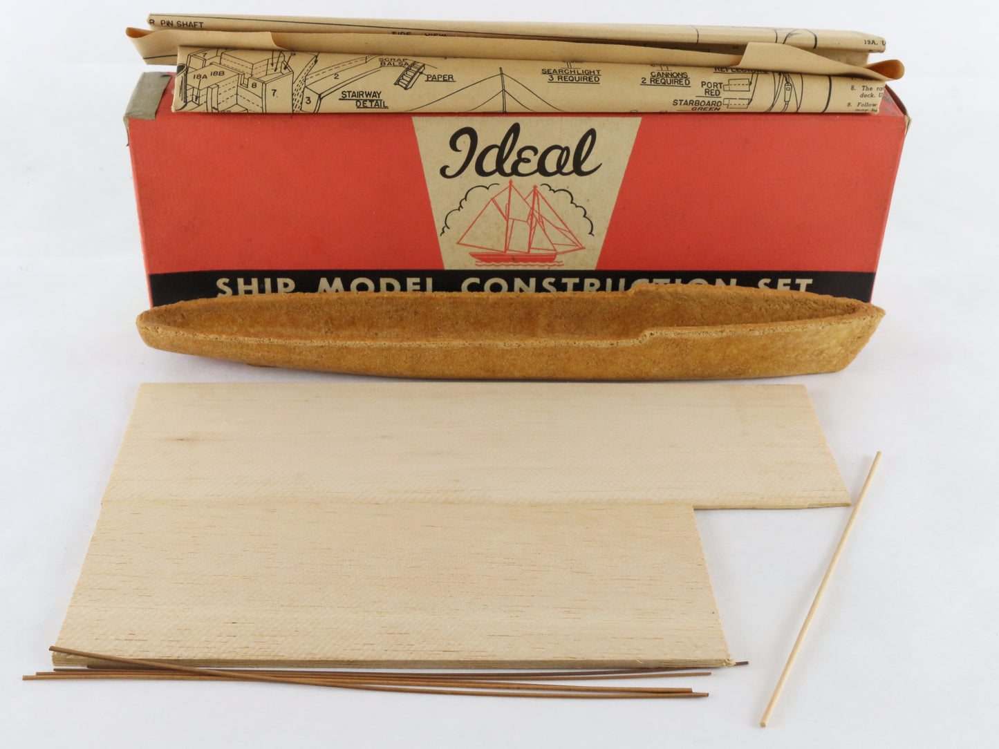 US Coast Guard Cutter Ideal Models Wood Ship Kit 1104