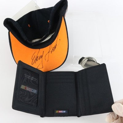 Lot Of 3 NASCAR Racing Items #20 Stewart Motor Sports #24 Jeff Gordon Hat Wallet