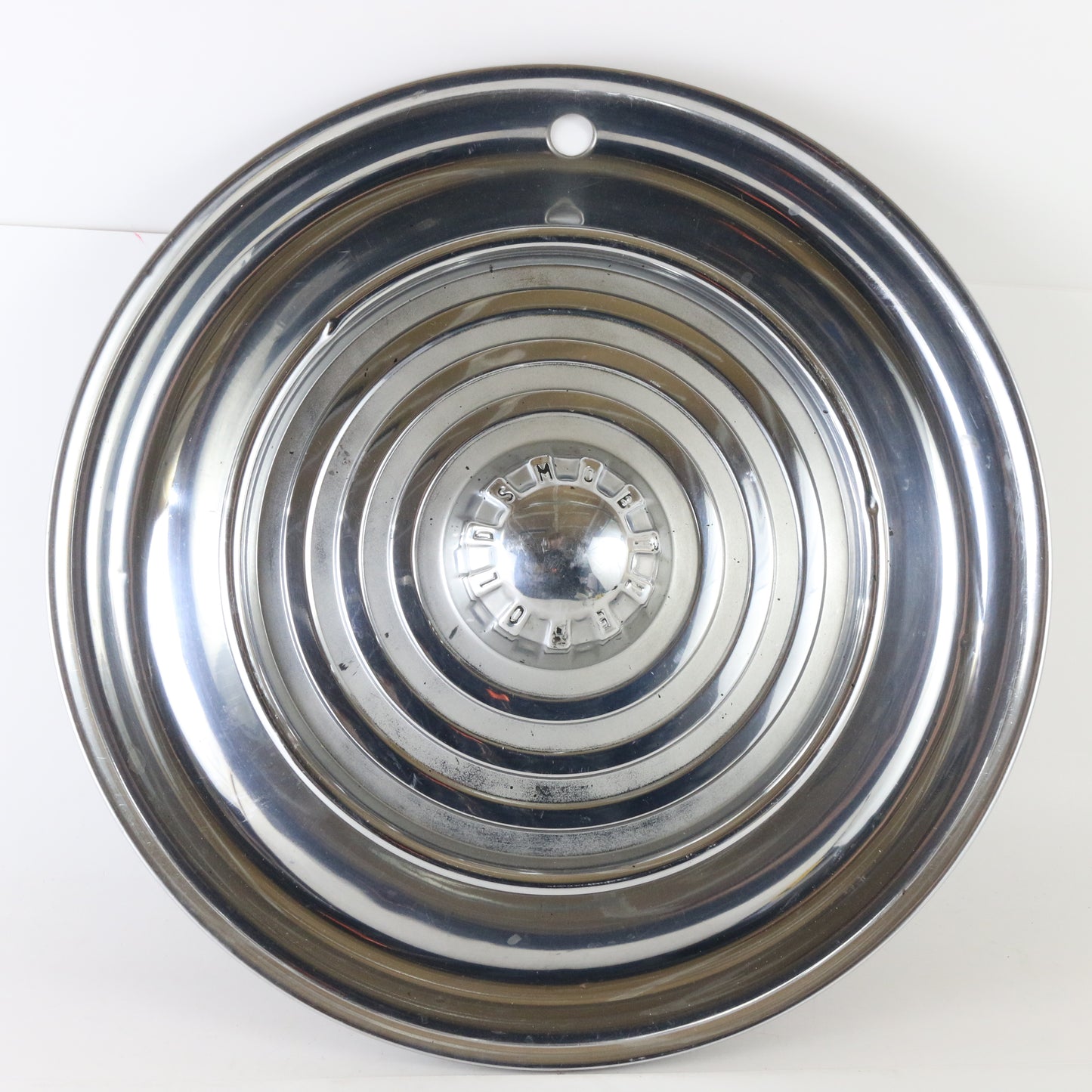 Lot Of 2 Vintage 1956 Oldsmobile Custom Cruiser Metal Wheel Hubcap 15.5"