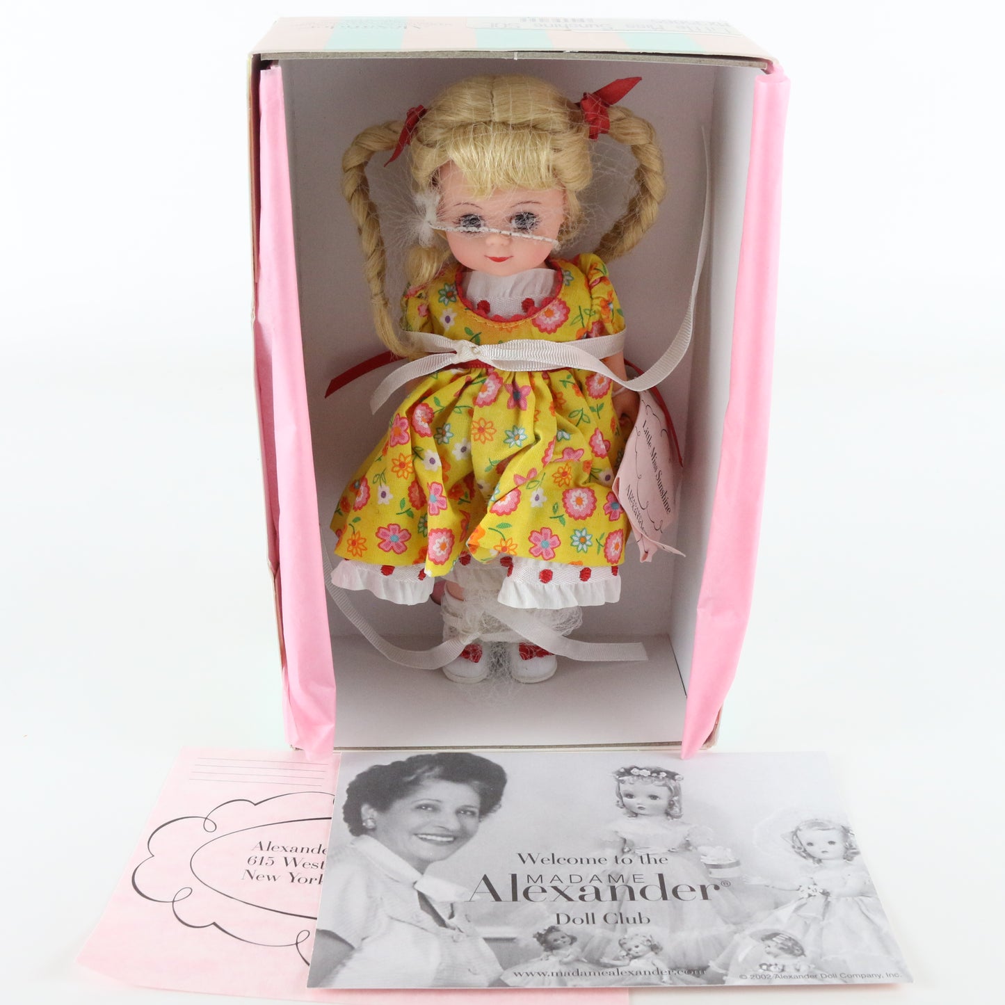 Little Miss Sunshine Soe Madame Alexander Yellow Dress Girl Doll 8" Mx35065