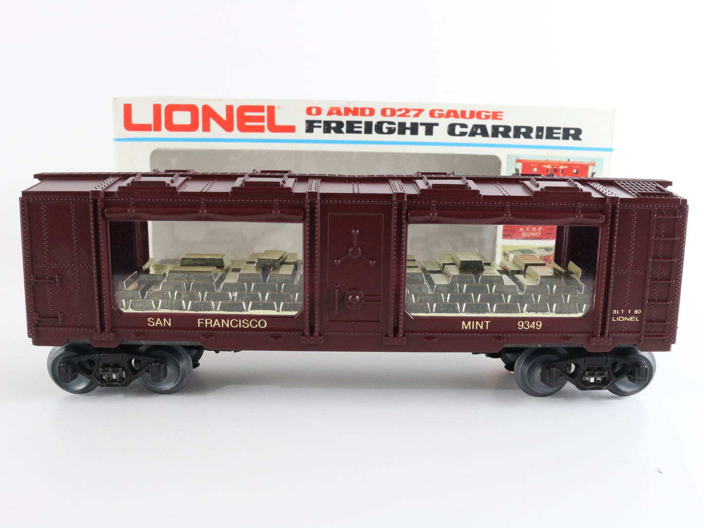 San Francisco Mint 9349 Gold Bullion Car Model Train Lionel O 6-9349 precious cargo themed rolling stock