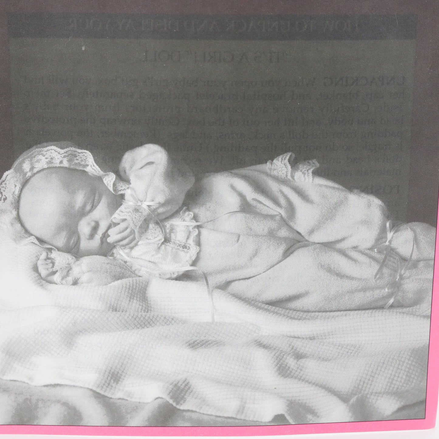 Its A Girl Ashton Drake Galleries Nursery Newborns 18" Porcelain Baby Doll 8276c