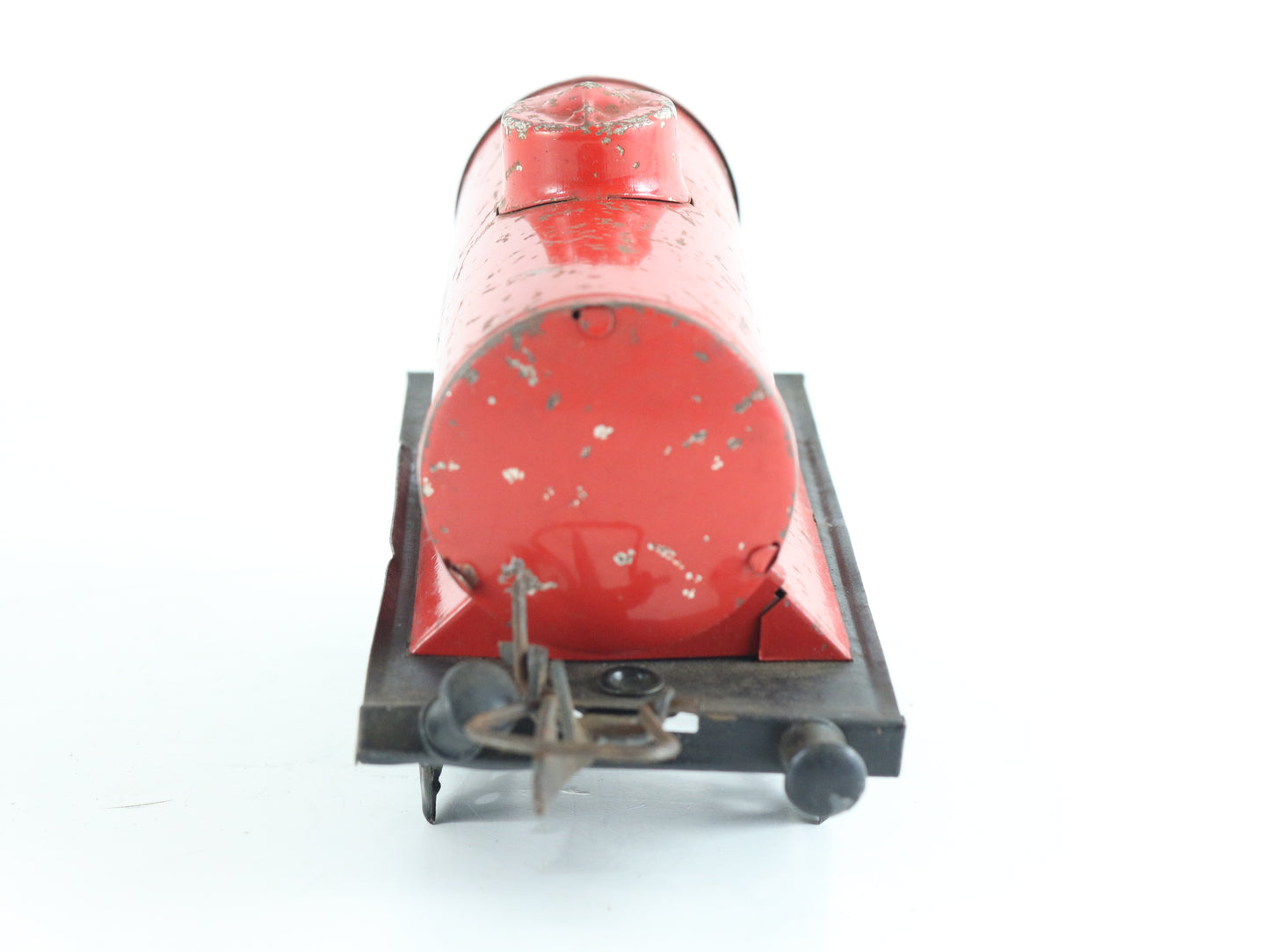 Red Motor Spirit Shell Tank Car Hornby Meccano O Model Train iconic tinplate tank wagon for Shell petrol