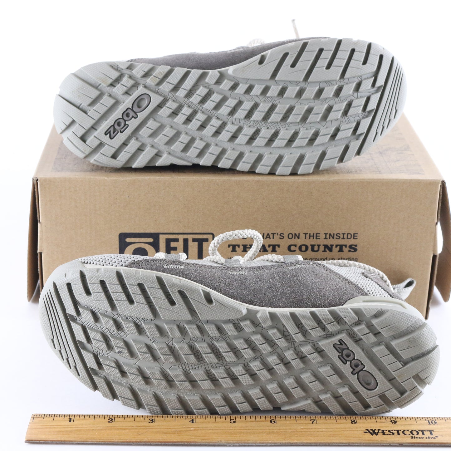 Oboz Lena Mid Womens Alloy Lace-up Hiking Trail Boots Size 6.5 USA 74602