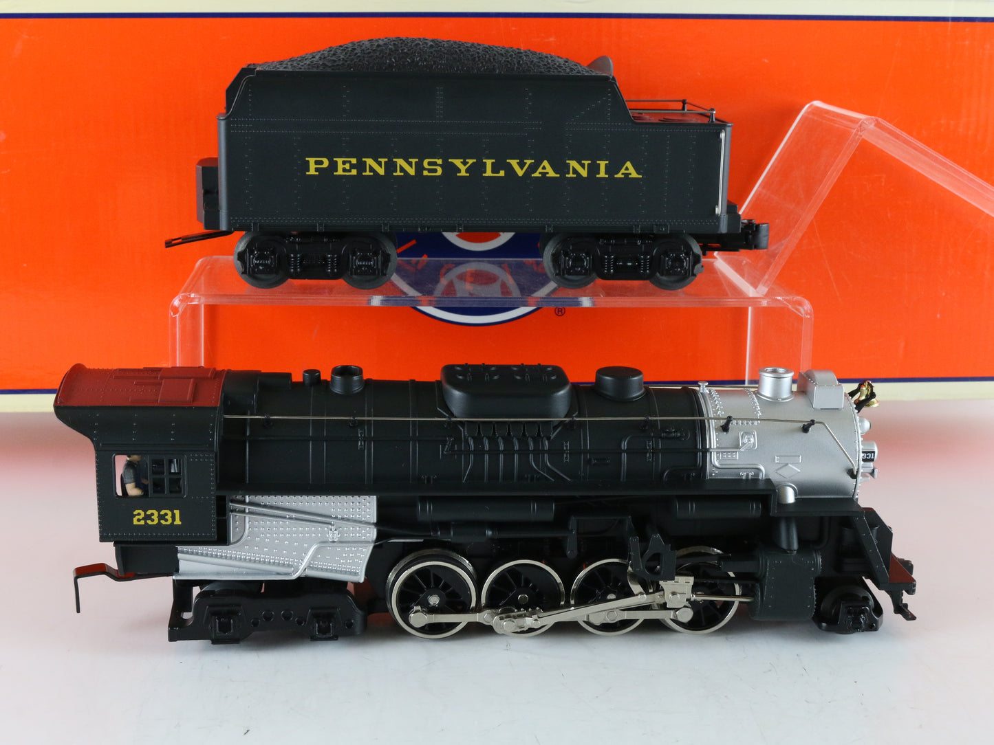 Lionel O 6-18765 Pennsylvania PRR 2331 Berkshire Jr Steam Loco & Tender