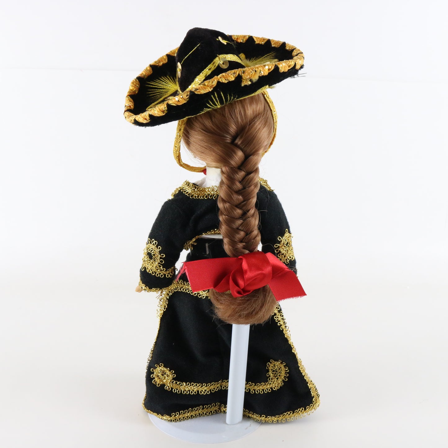 Vintage Munecas Eny Mexican Mariachi Doll Blinking Eyes 12.5" Vinyl Doll W/ Hat