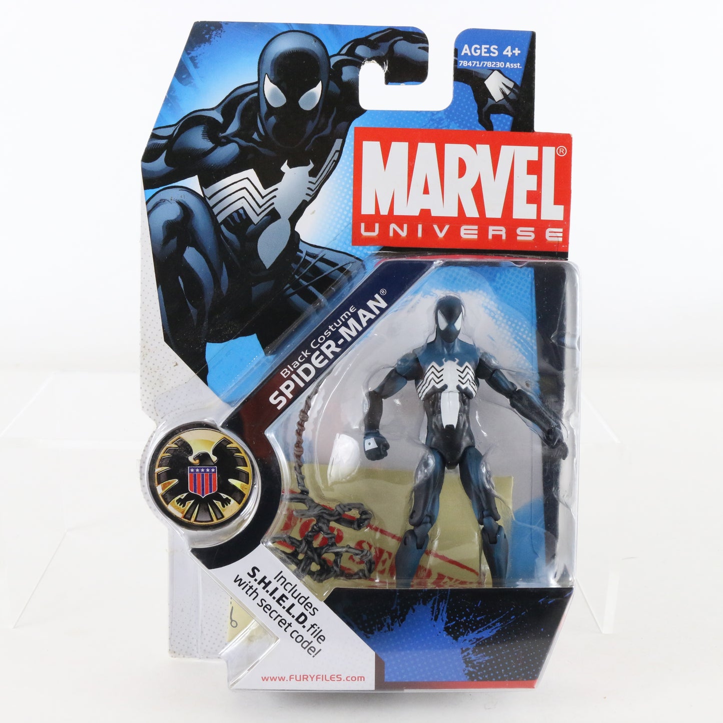 Marvel Universe 018 Black Costume Spider-Man 3.75" Action Figure Hasbro