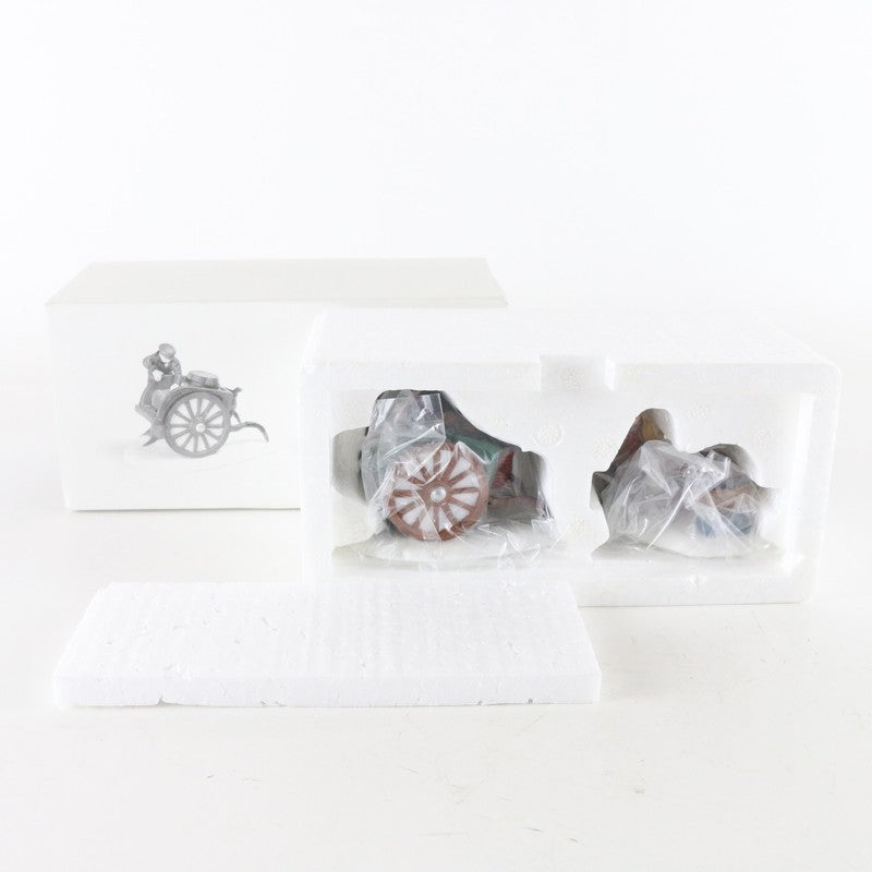 Dept 56 Heritage Village C Bradford Wheelwright Son Set Of 2 Accessories 5818-1