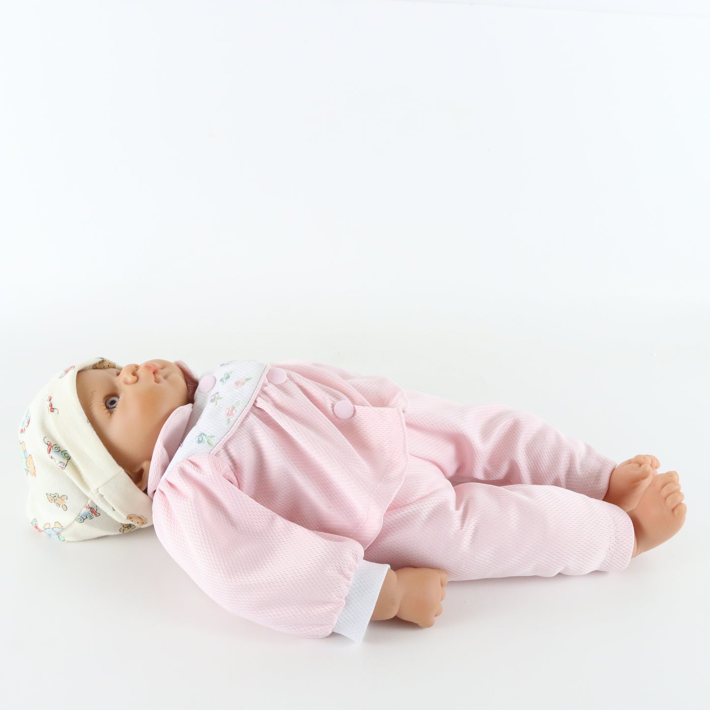 Lee Middleton Reva Original Large 17.5" Vinyl Baby Doll W/ Pink Clothing & Hat
