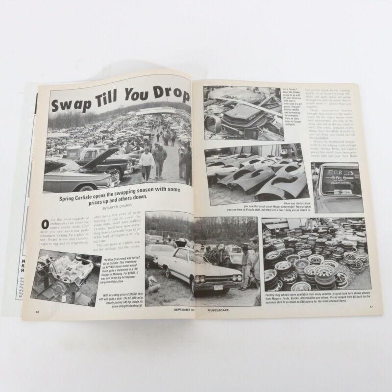 Muscle Cars Wings N Things 70 Superbird Car Magazine Sep 1991 Vol 9 No 5