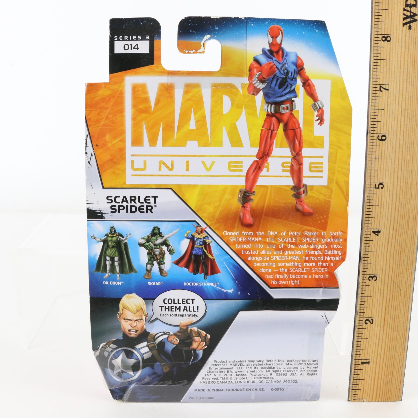 Marvel Universe Series 3 014 Scarlet Spider 3.75" Action Figure Hasbro