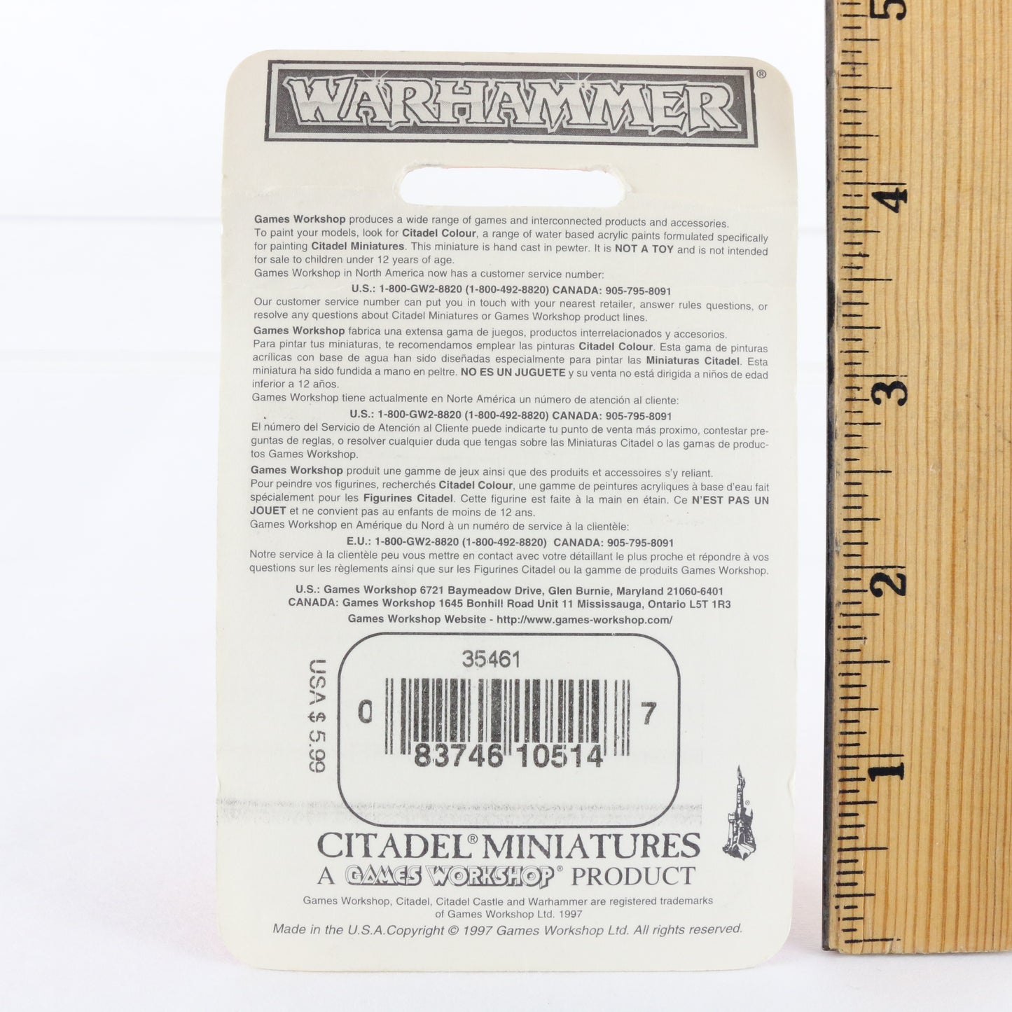 Dwarf Longbeards W/ Swords Citadel Warhammer 8514A Unpainted Figures