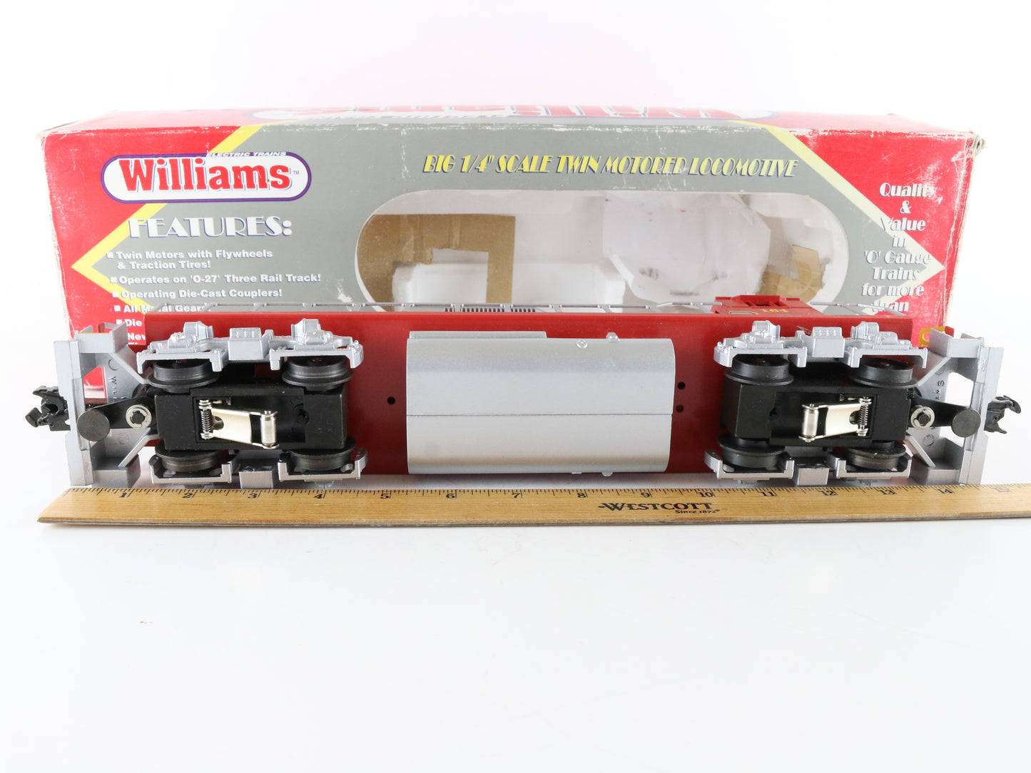 Williams O GP3828 Santa Fe 164 GP38 Dummy Warbonnet Diesel Locomotive