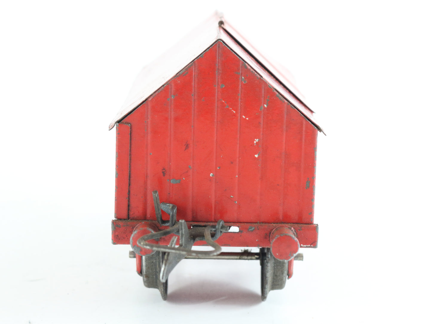 LMS Red Cement Wagon Model Train Hornby Meccano O Model Train 1930s classic British freight rolling stock