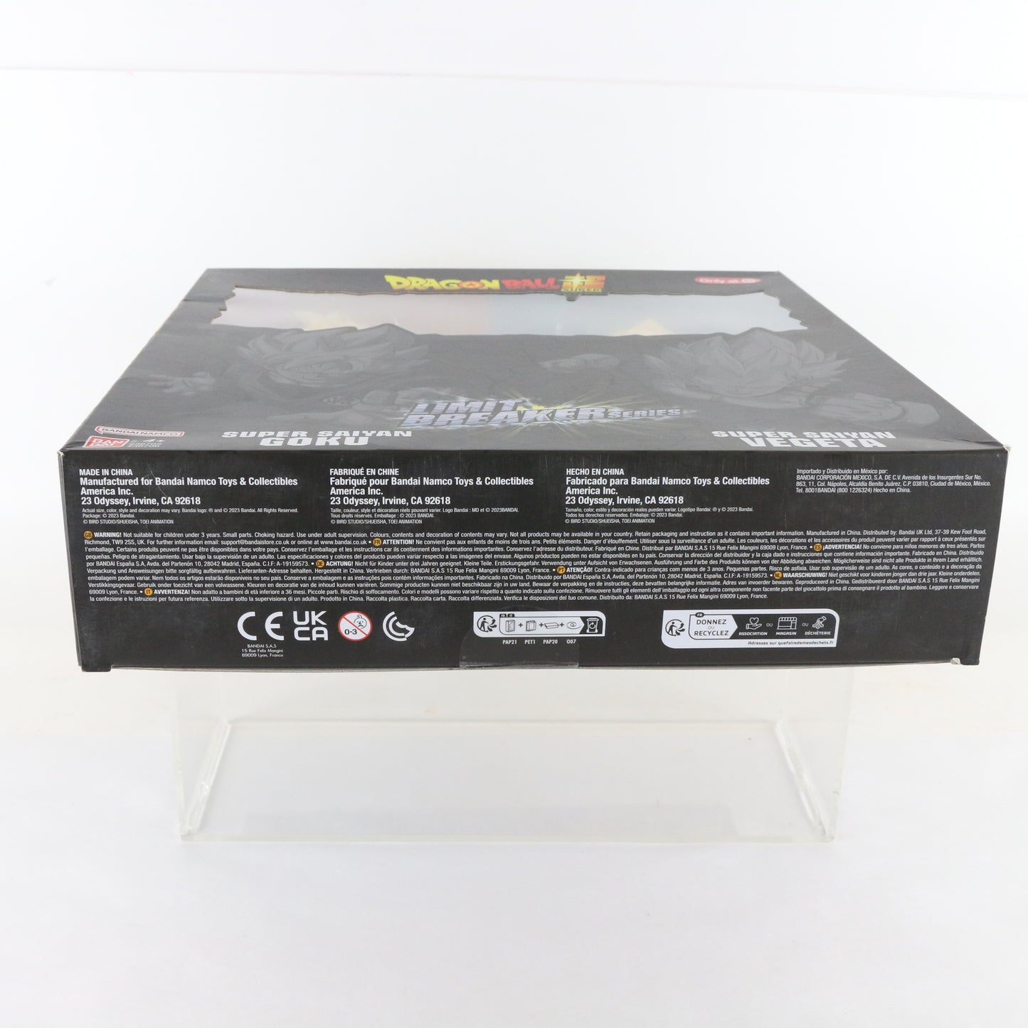 Bandai Dragon Ball Super Limit Breaker Super Saiyan Goku & Vegeta Set 36706