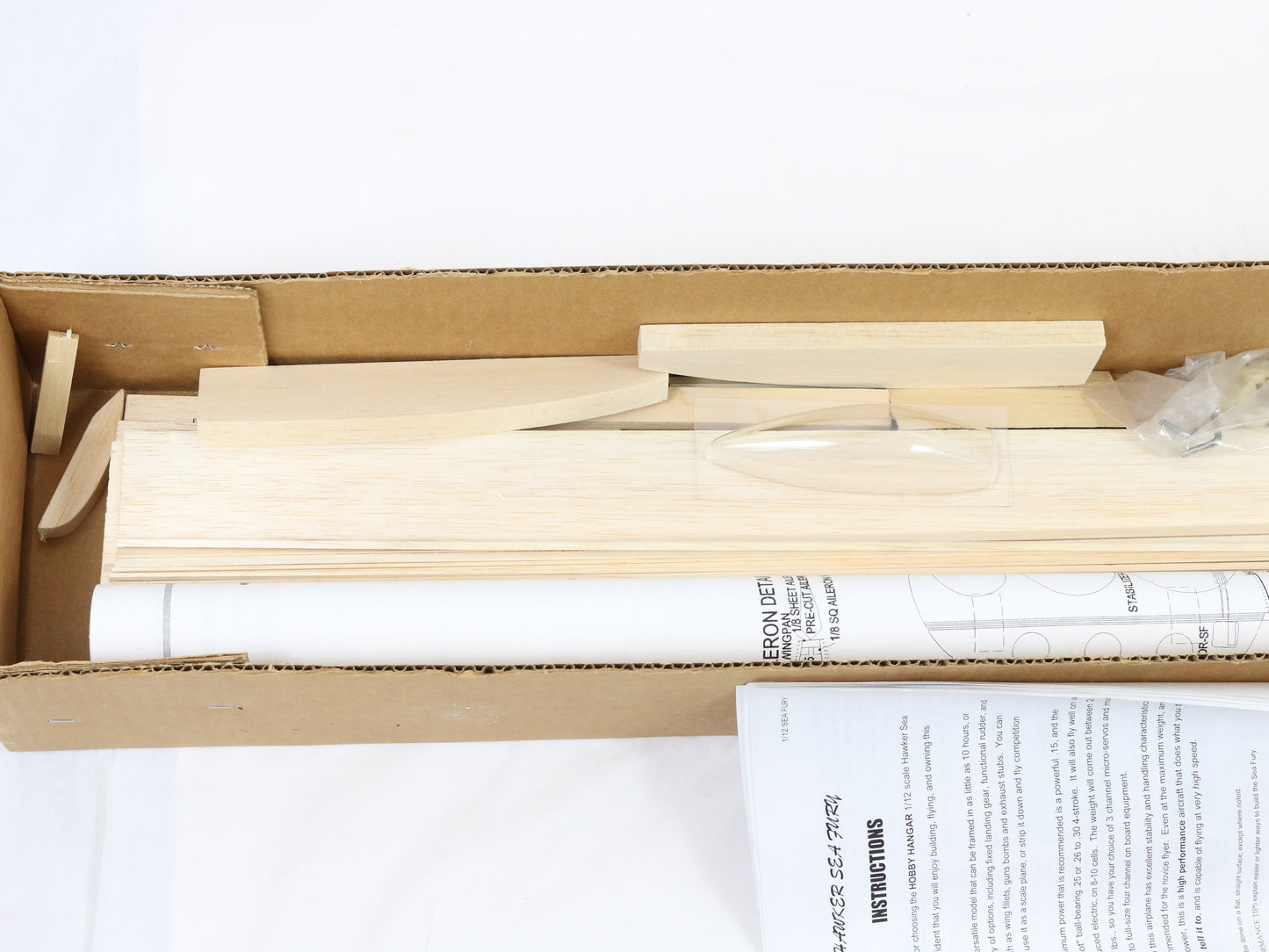 Hobby Hangar Hawker Sea Fury Ron Daniels 41" Wingspan Wood RC Laser Cut Kit