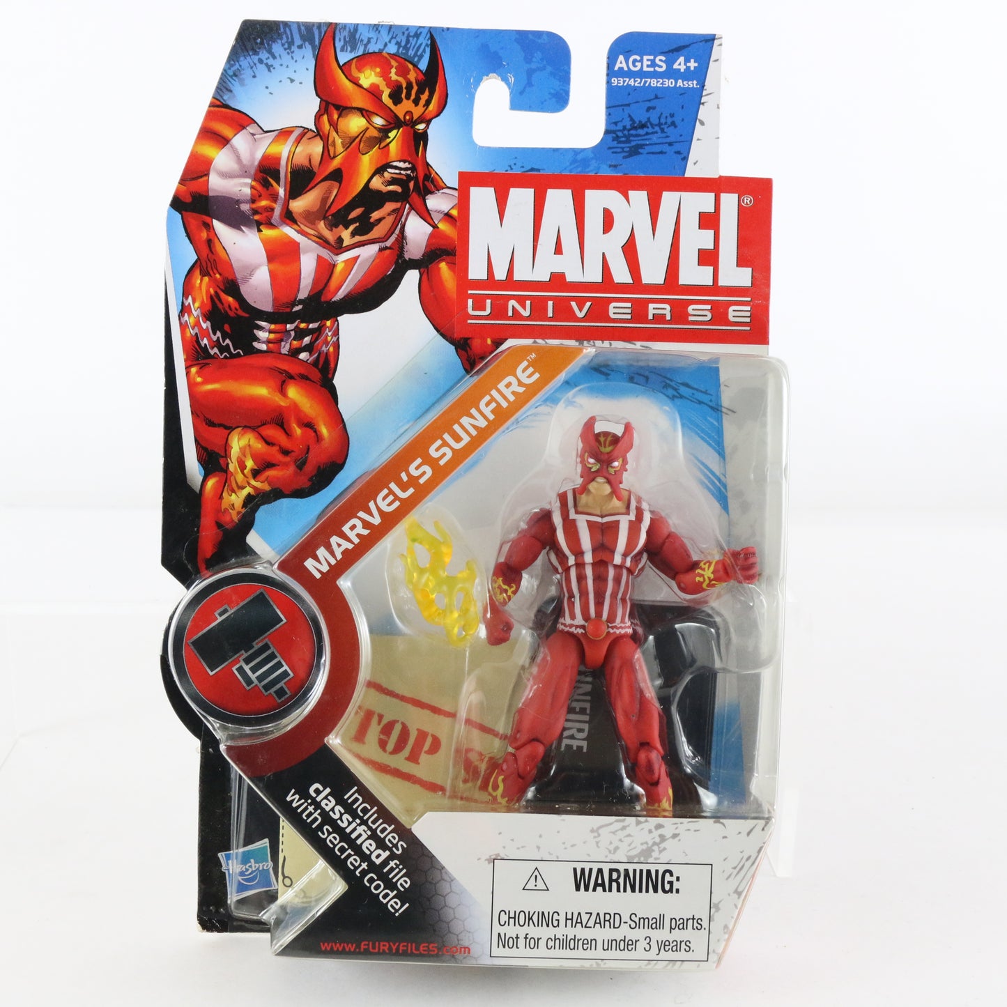 Marvel Universe Series 2 005 Sunfire 3.75" Action Figure Hasbro