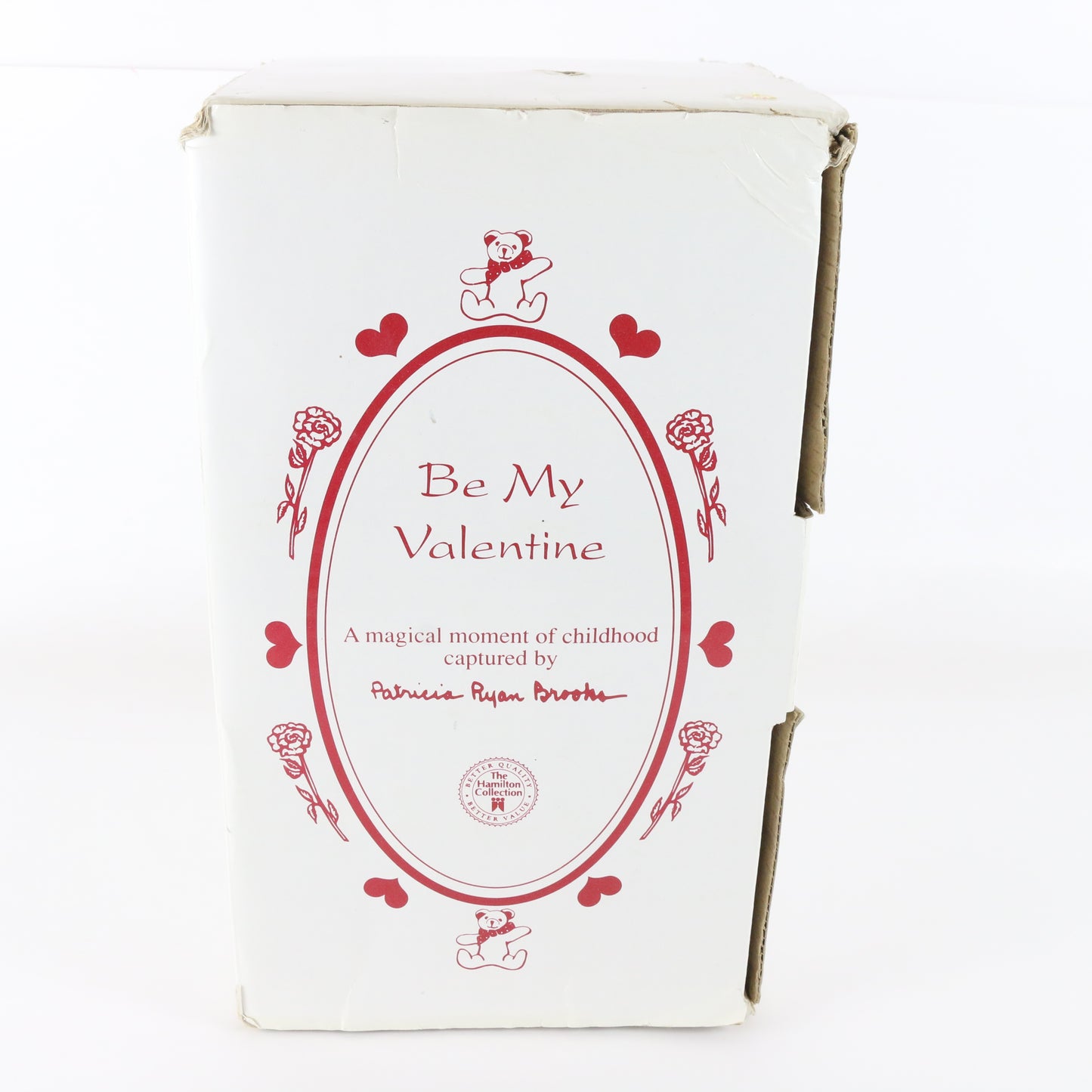 Be My Valentine Patricia Brooks Hamilton 9" Wooden Doll W/ Accessories
