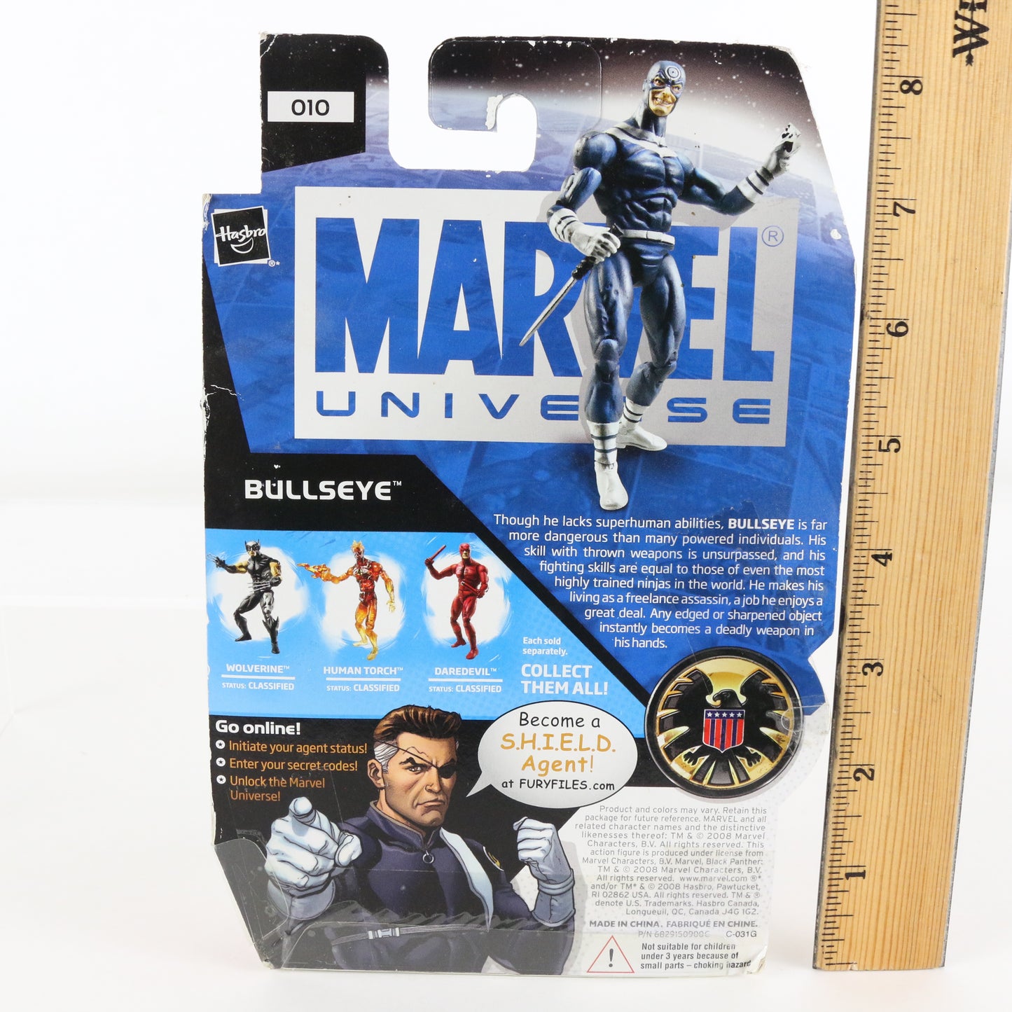 Marvel Universe 010 Bullseye 3.75" Action Figure Hasbro