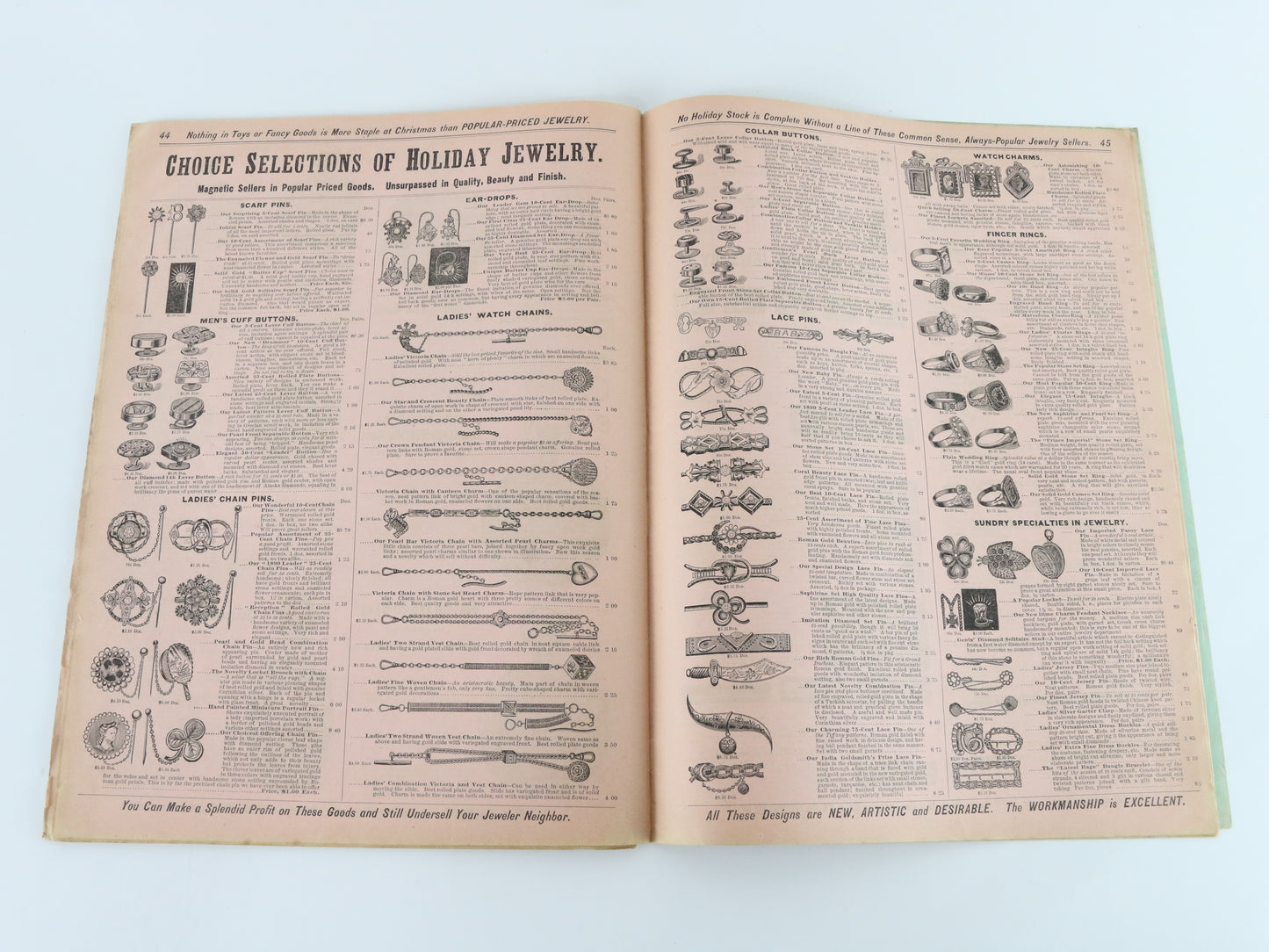 Antique 1886 Butler Brothers Santa Claus Merchants Holiday Catalog Original