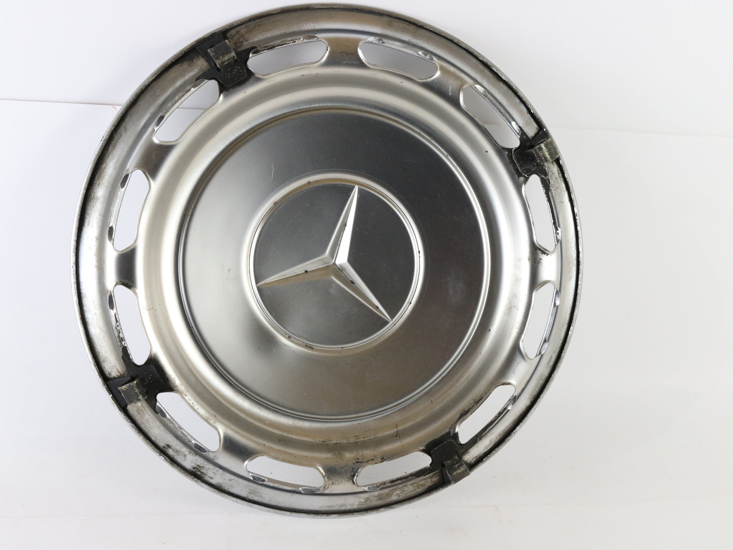 Lot Of 3 Vintage Mercedes Metal Wheel Hubcaps 15"