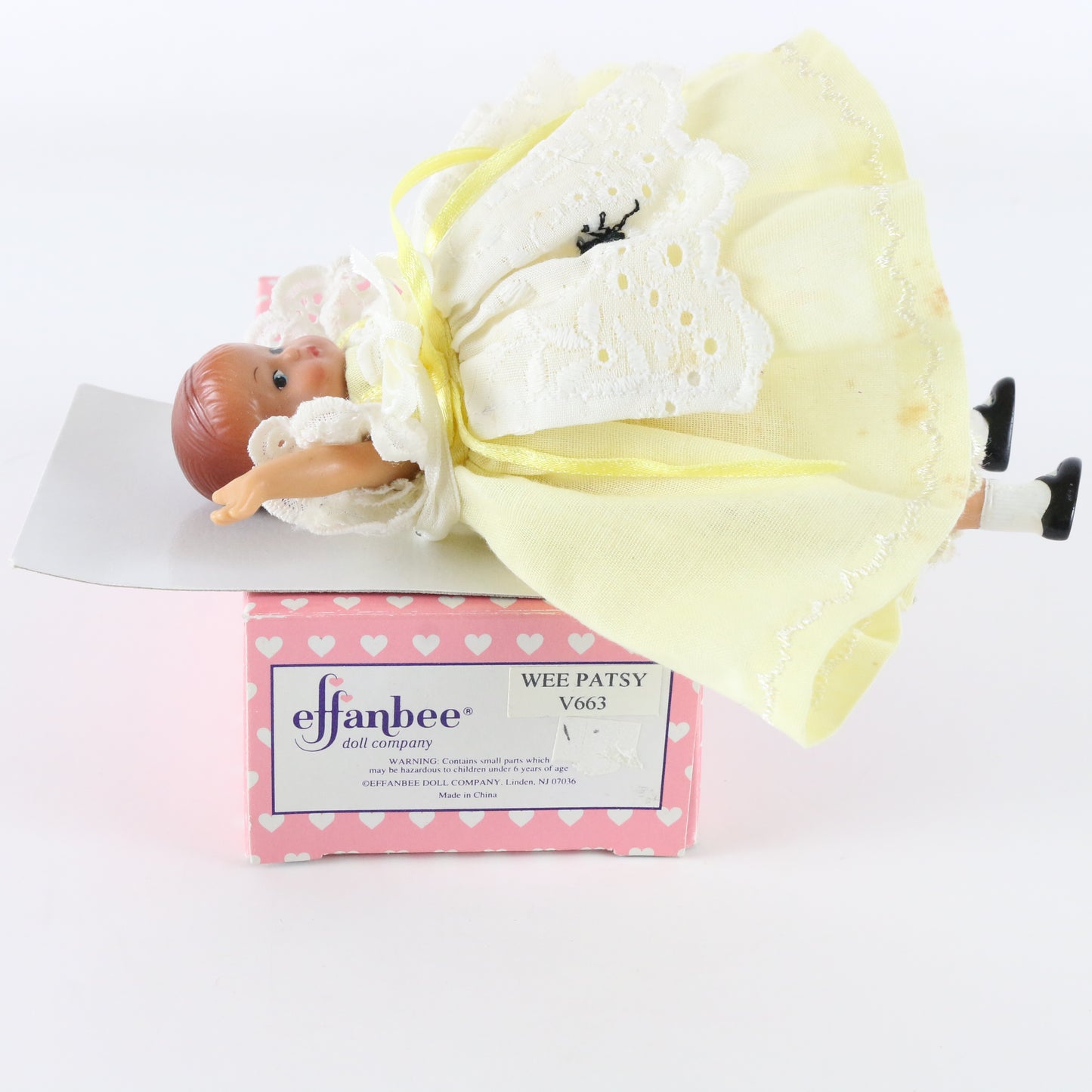 Wee Patsy Effanbee Small 5.25" Girl Doll V663 Vintage