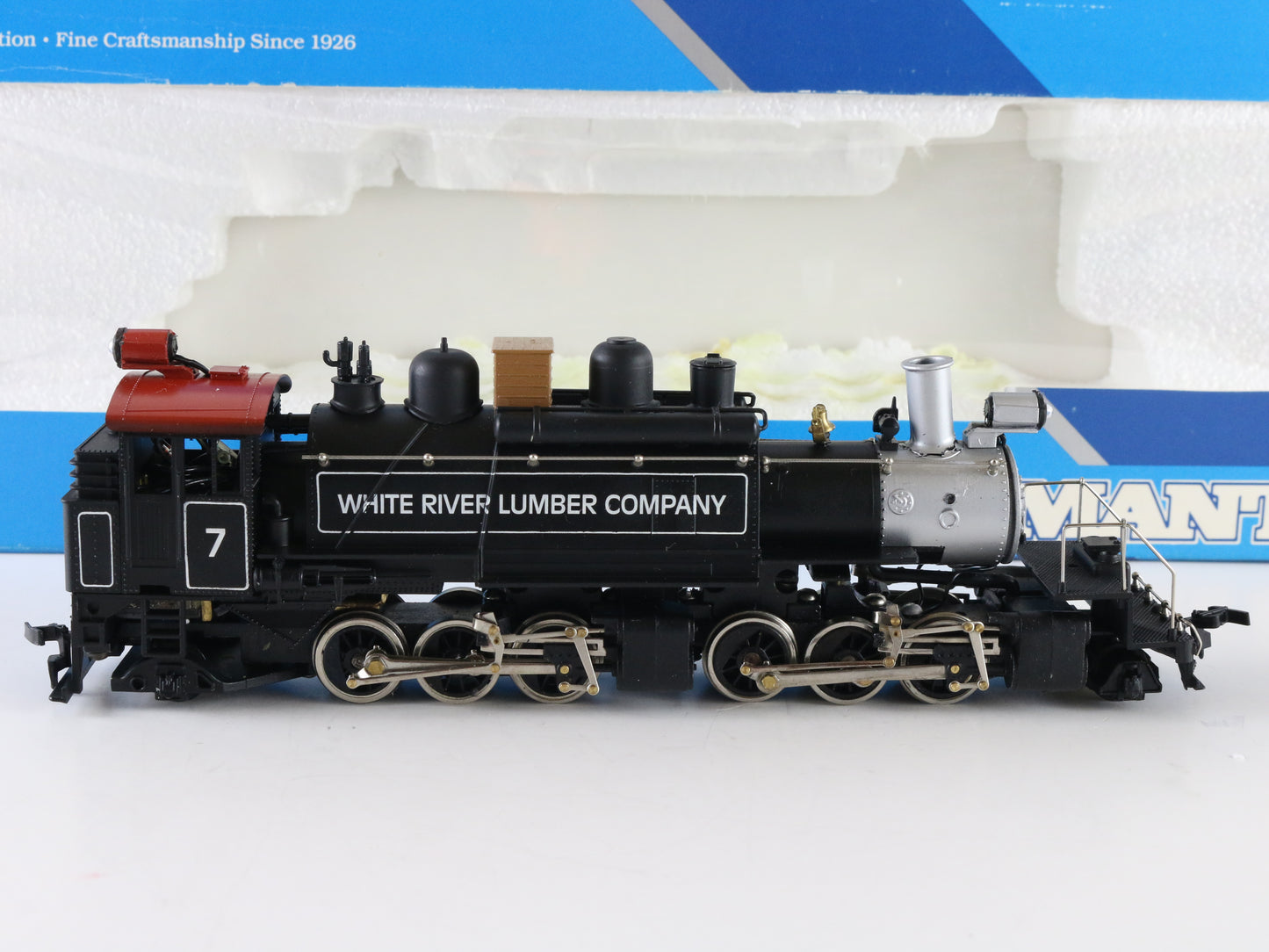 Mantua HO White River Lumber 7 Tank Mallet 2-6-6-2 Steam Locomotive