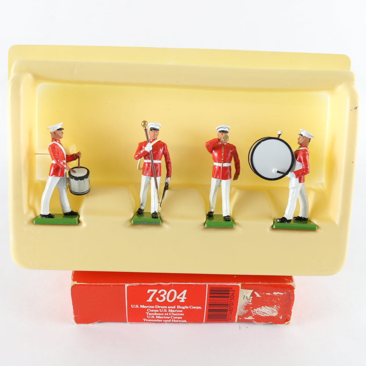 Britains 1:32 USMC US Marine Drum & Bugle Corps Set 7304 Metal Figures