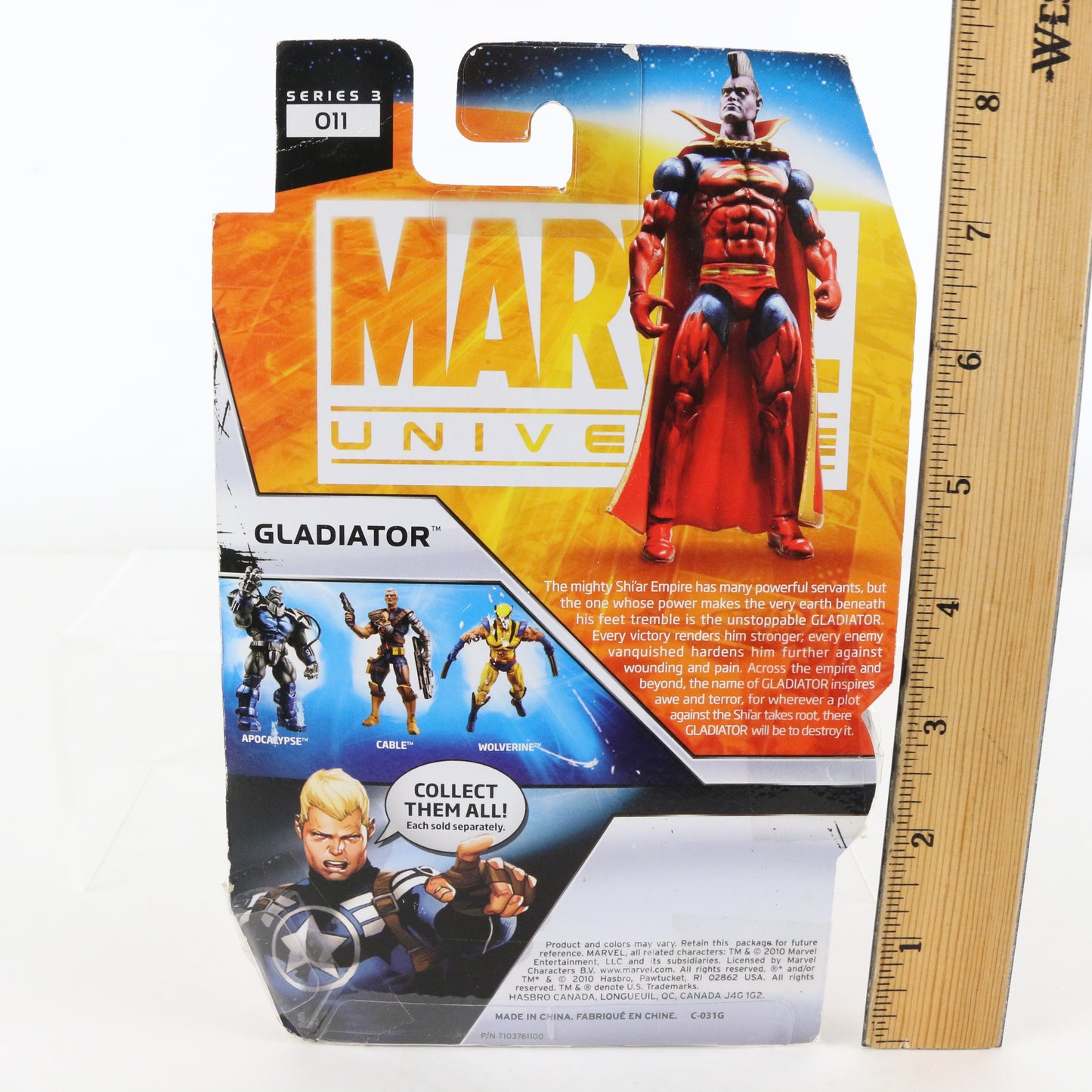 Marvel Universe Series 3 011 Gladiator Kallark 3.75" Figure Hasbro