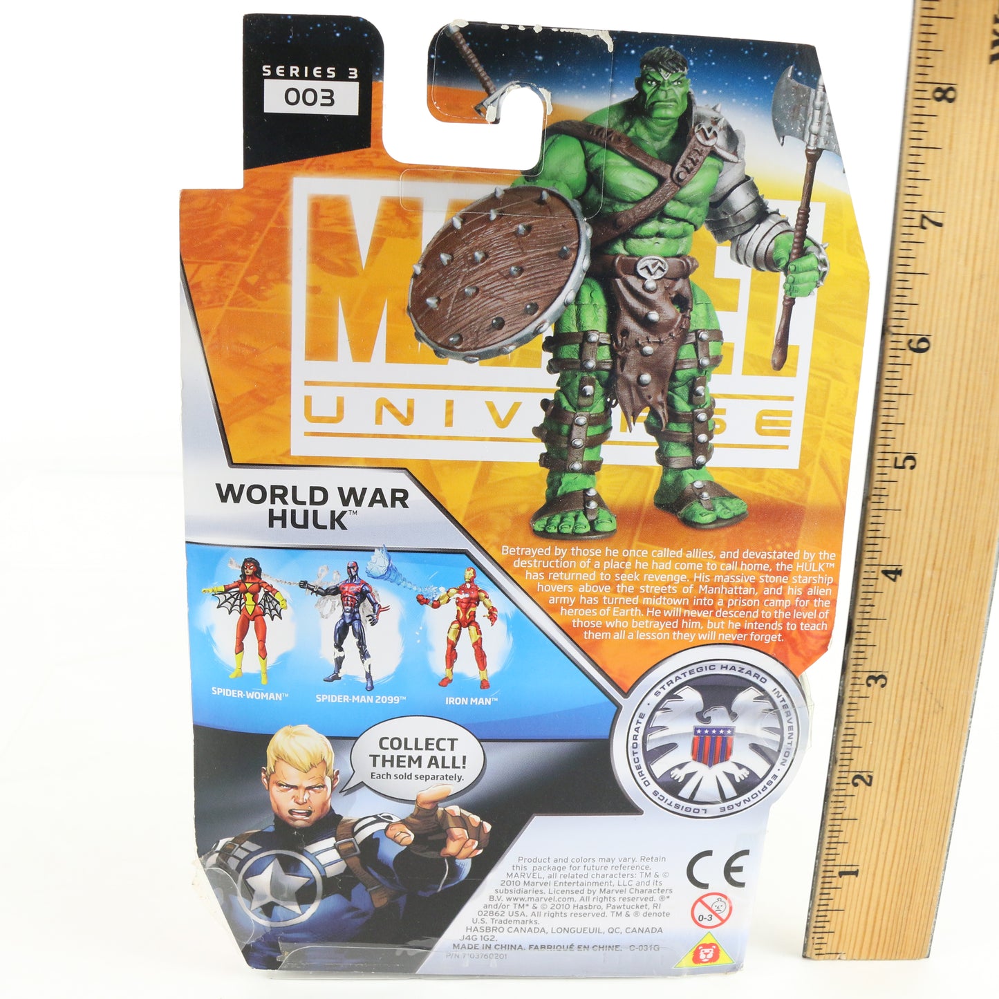 Marvel Universe Series 3 003 World War Hulk Hasbro 3.75" Action Figure