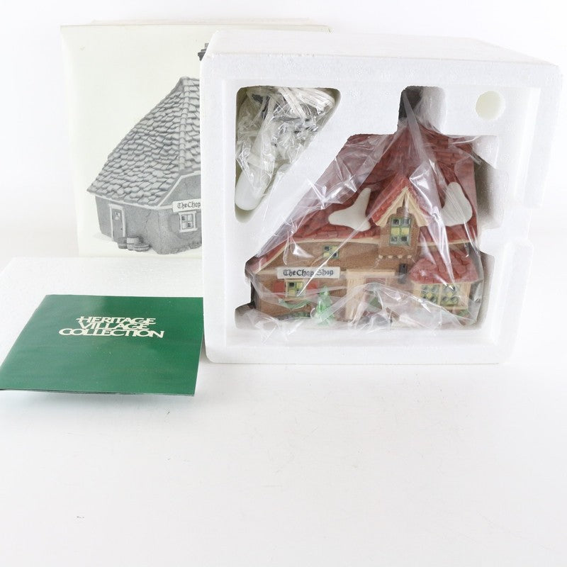 Dept 56 Dickens Heritage Village Chop Shop Christmas Building 58331
