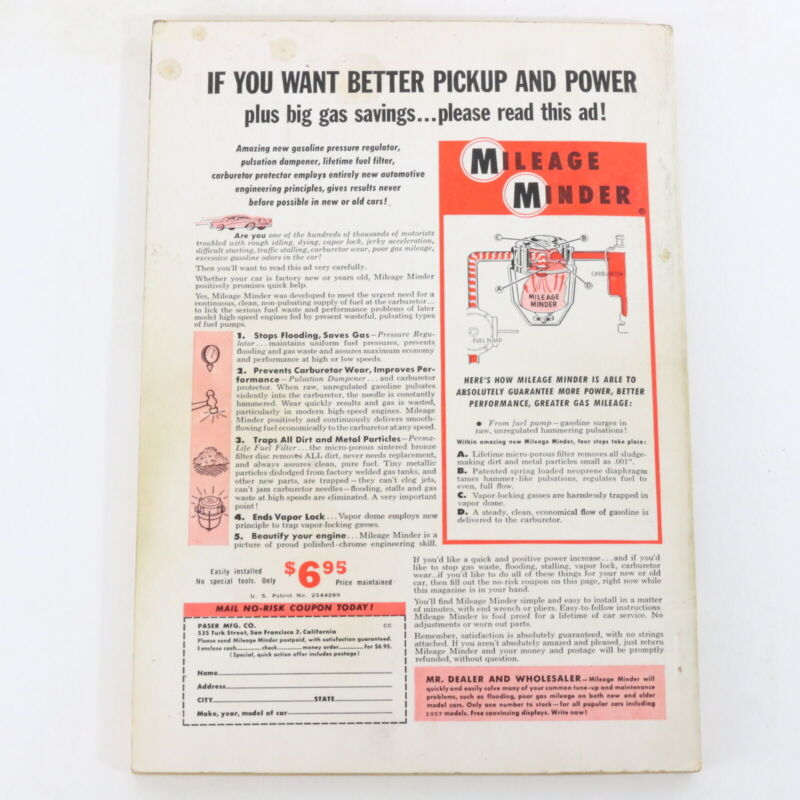 How To Save On Car Service & Repair Fred Russell Fawcett 341 75c 1957