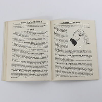 Gilbert Chemistry Ac Gilbert Childrens Instruction Book 1922