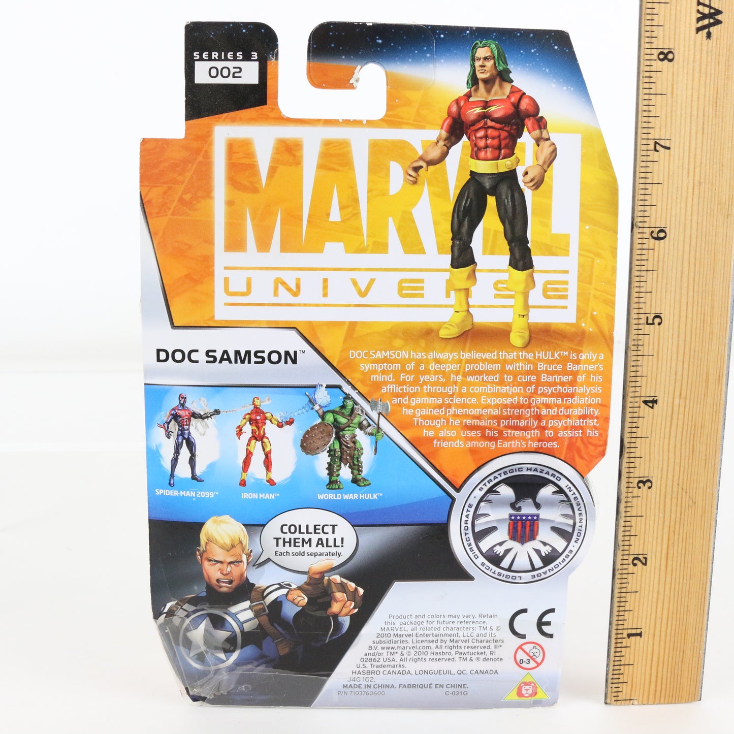 Marvel Universe Series 3 002 Doc Samson Hasbro 3.75" Action Figure