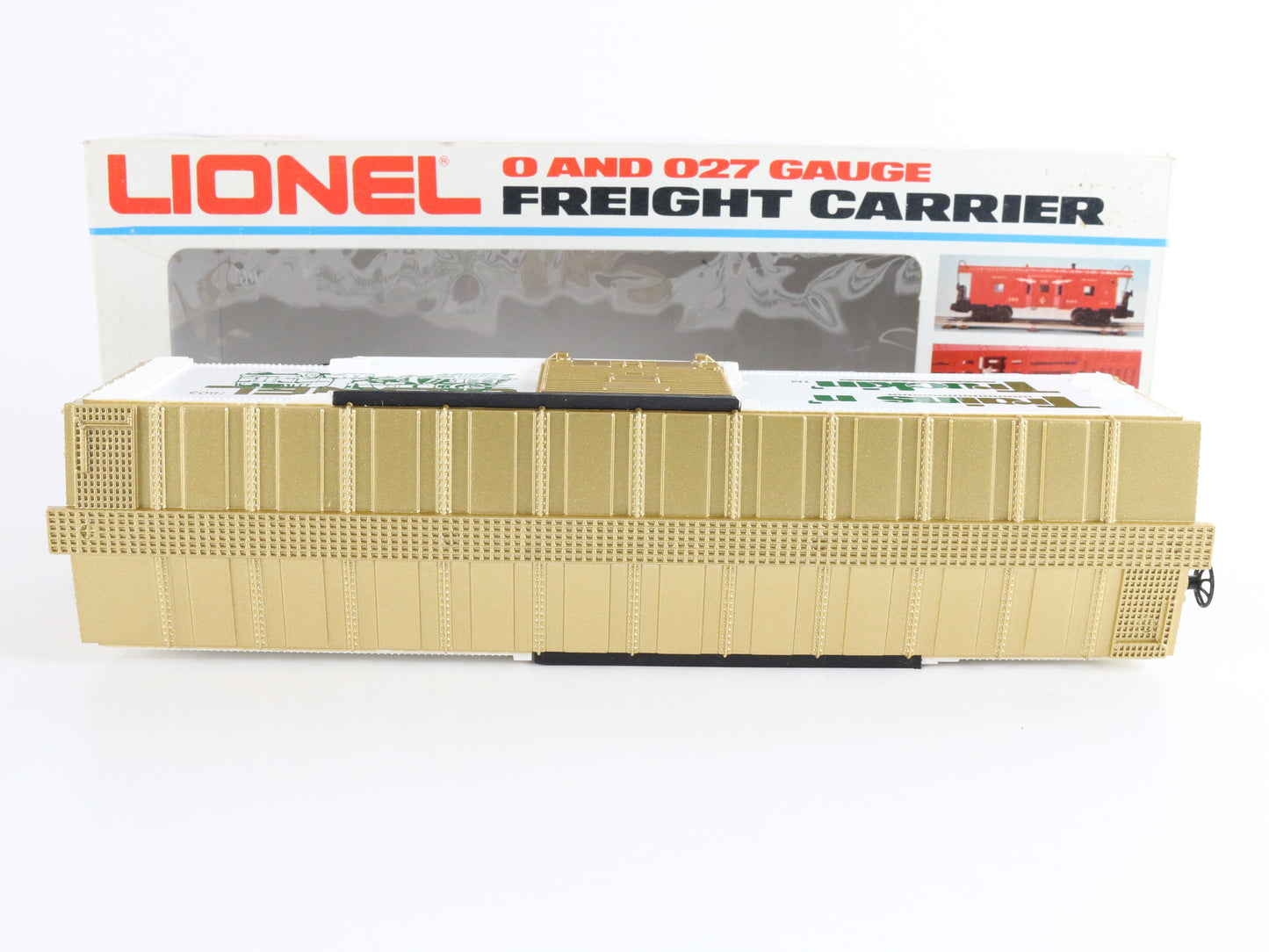 Trains N Truckin 7803 Boxcar Model Train Lionel O 6-7803 truck-themed freight box car collectible