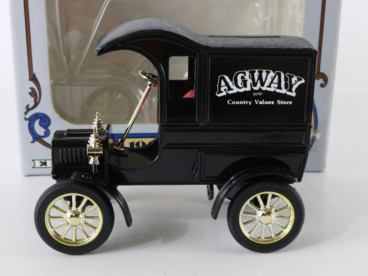 1905 Ford Delivery Agway Store Car Bank Black Ertl 1:25 Model Car 1948