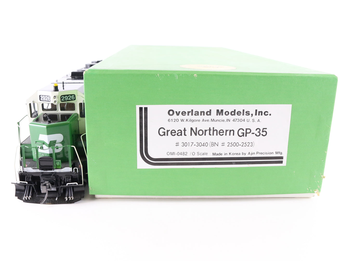 Overland O Burlington Northern 2926 GP-35 Custom Ptd Brass Diesel Loco OMI-0482