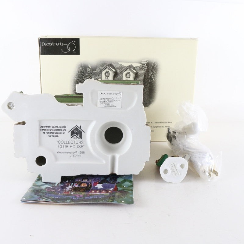 Dept 56 NCC Collectors Club House Porcelain Christmas Building 54800 in Box