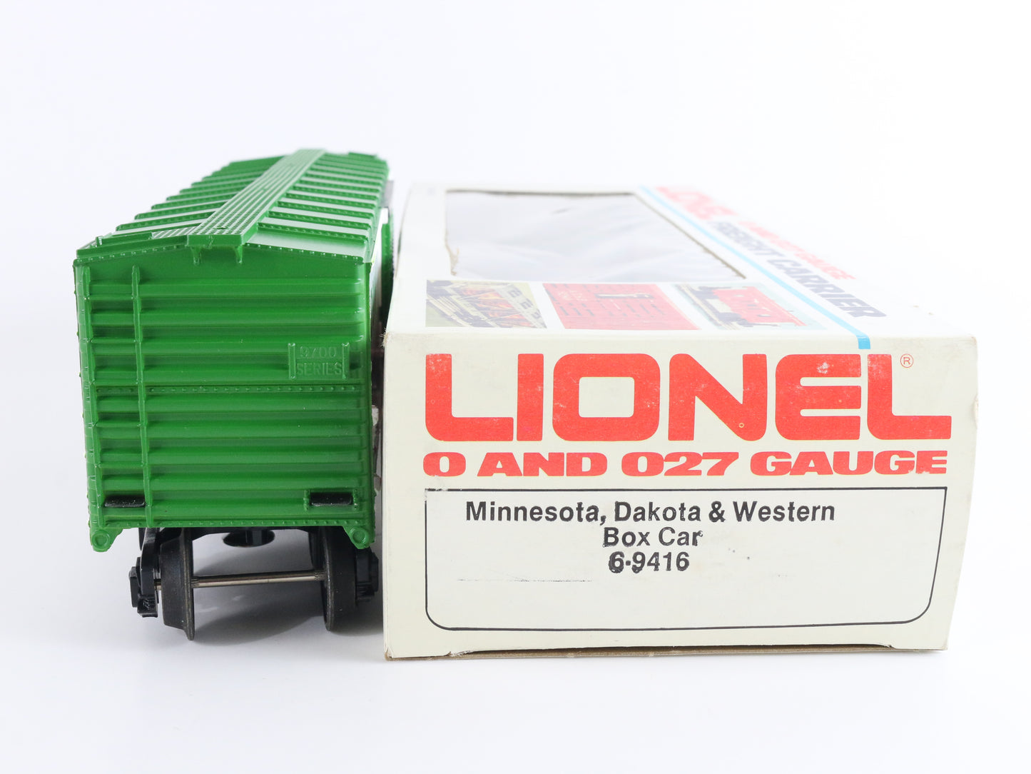 Lionel O 6-9416 Minnesota Dakota & Western MDW 9416 Boxcar in Box authentic railroad collectible freight car
