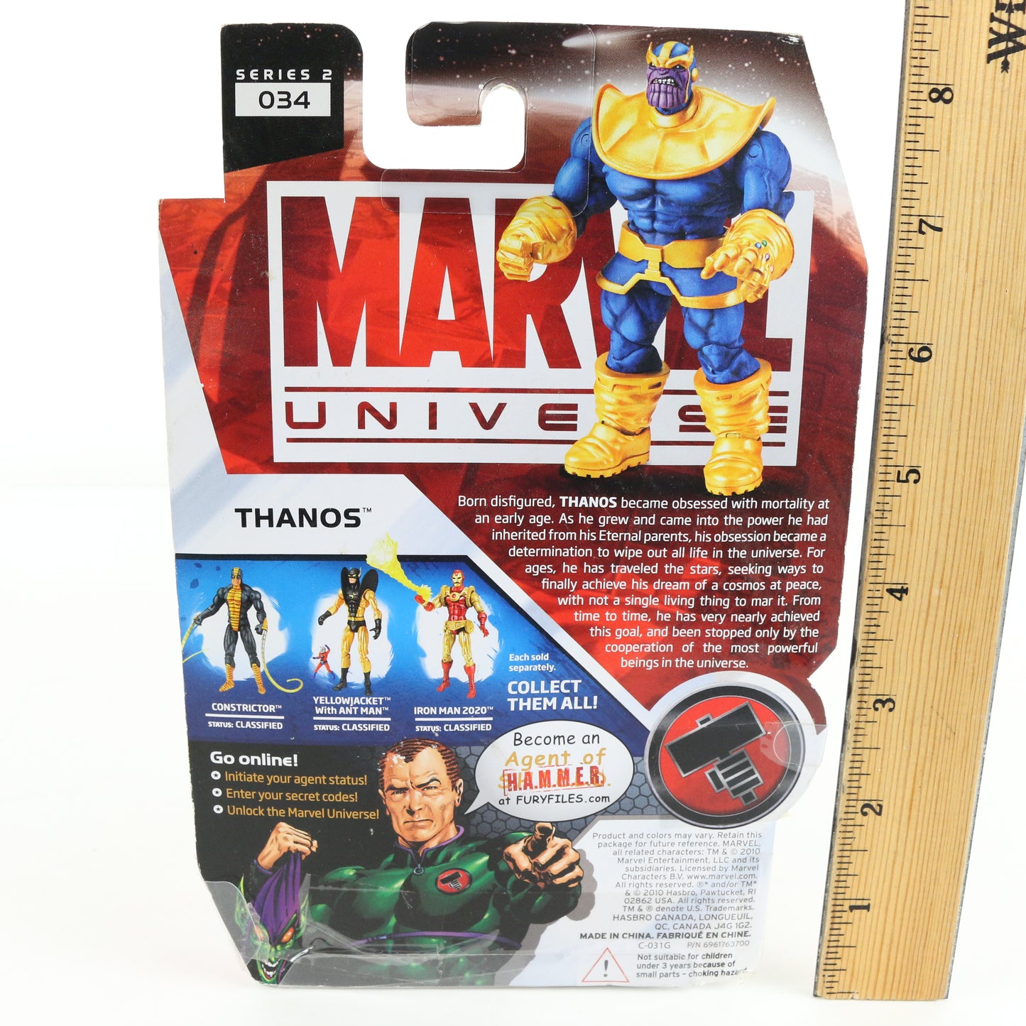 Marvel Universe Series 2 034 Thanos Hasbro 3.75" Action Figure