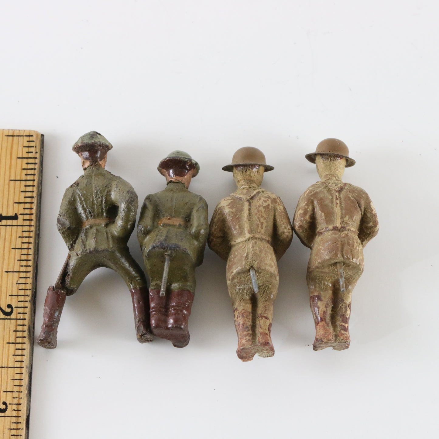 Lineol Hausser painted composite soldiers set sitting and riding figures