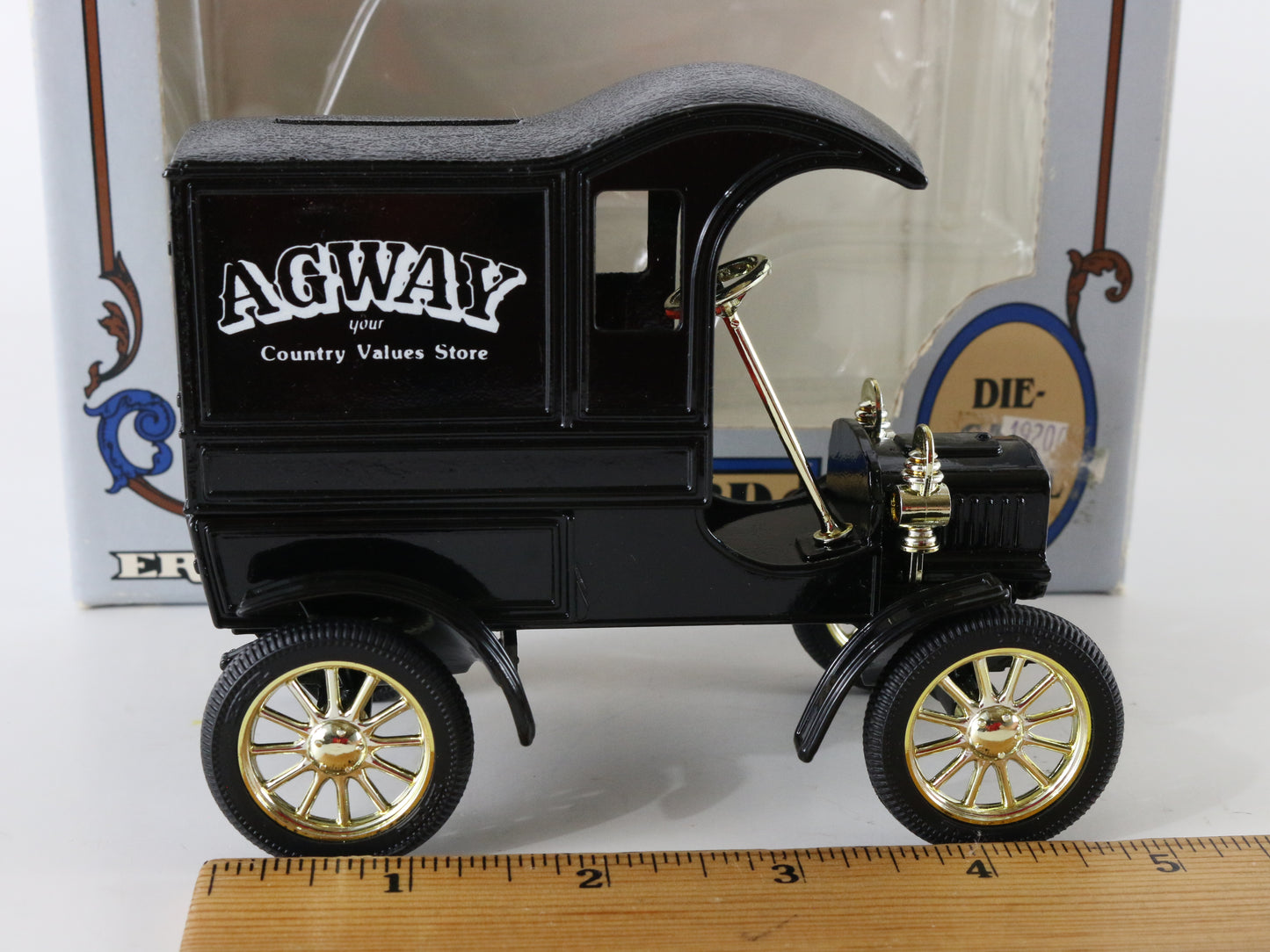 1905 Ford Delivery Agway Store Car Bank Black Ertl 1:25 Model Car 1948